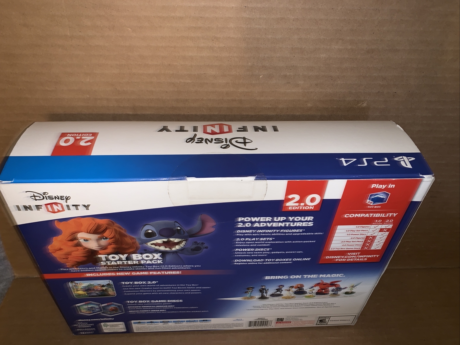 Disney Infinity PS4 2.0 Edition Toy Box Starter Pack Merida And Stitch