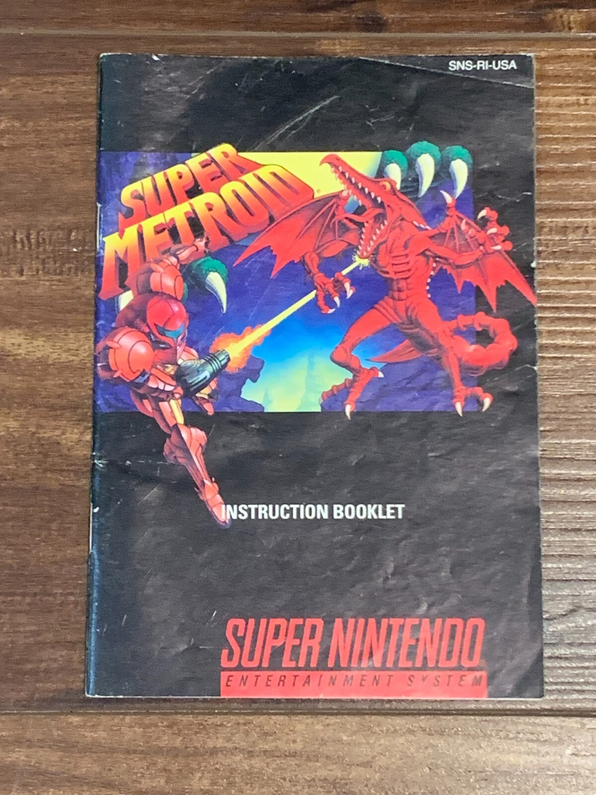 Super Metroid SNES Super Nintendo Instruction Manual Only