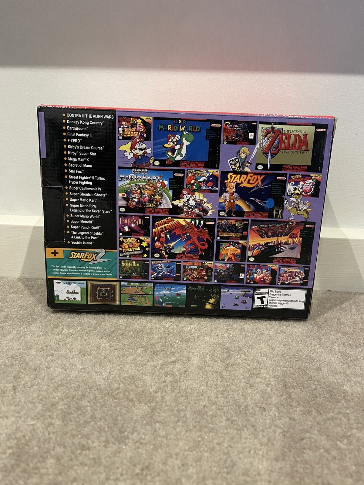 FREE SHIPPING Super Nintendo Entertainment System 2017 20+ Games NEW IN BOX