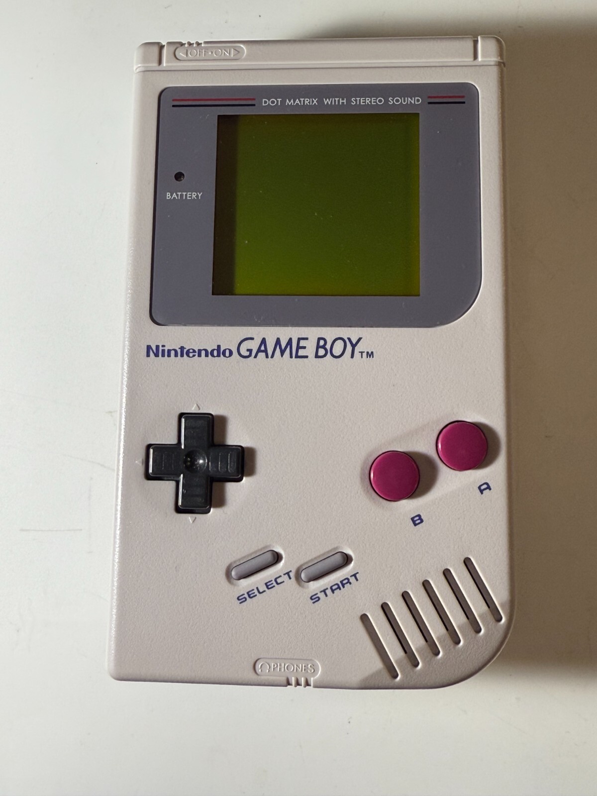 RESTORED Original Nintendo Game Boy GRAY DMG-01 **NEW SCREEN** – TESTED