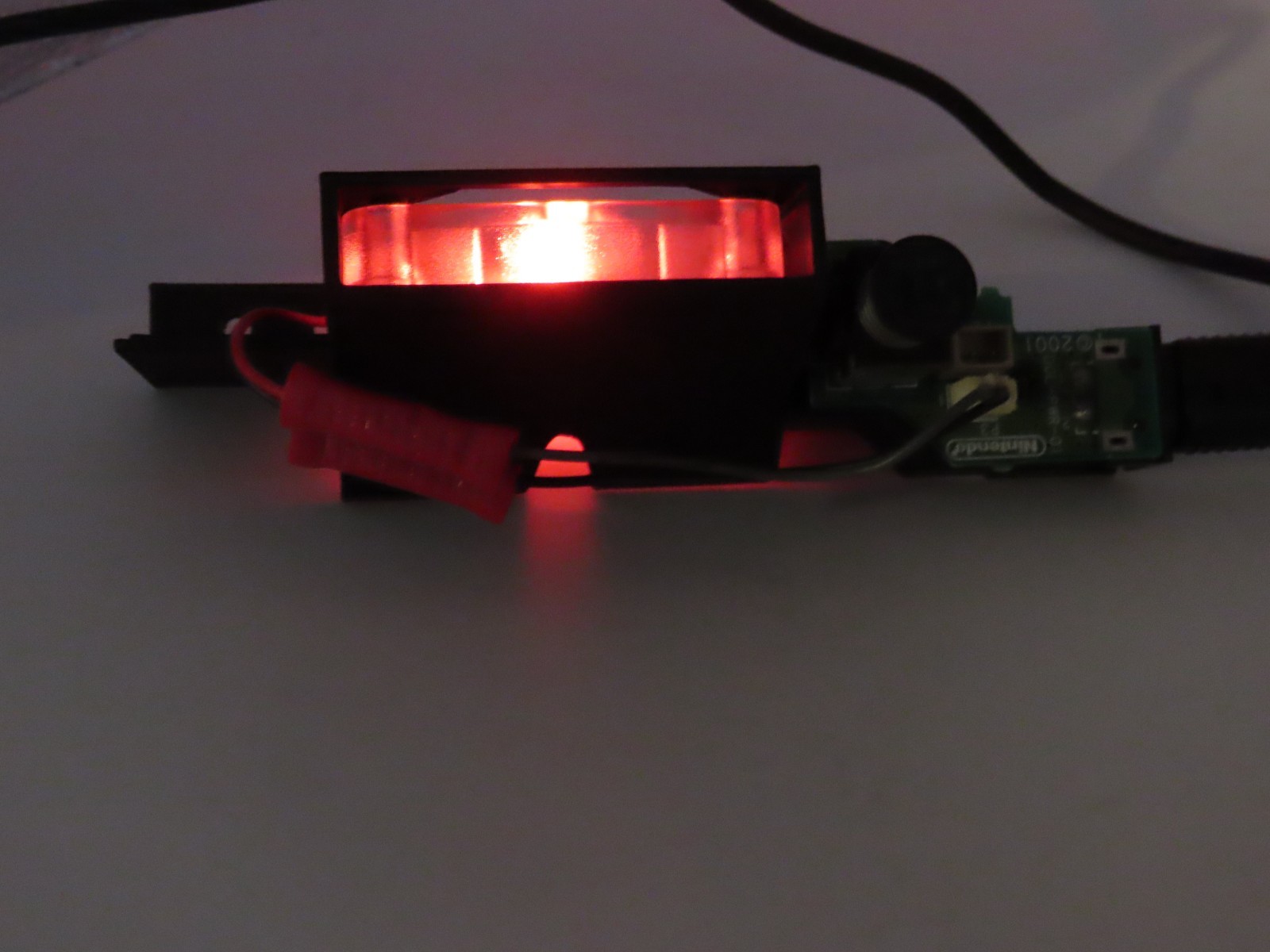 Nintendo GameCube LED COLOR CHANGING Lights Fan Assembly LED Mod OEM FAN PLUGS