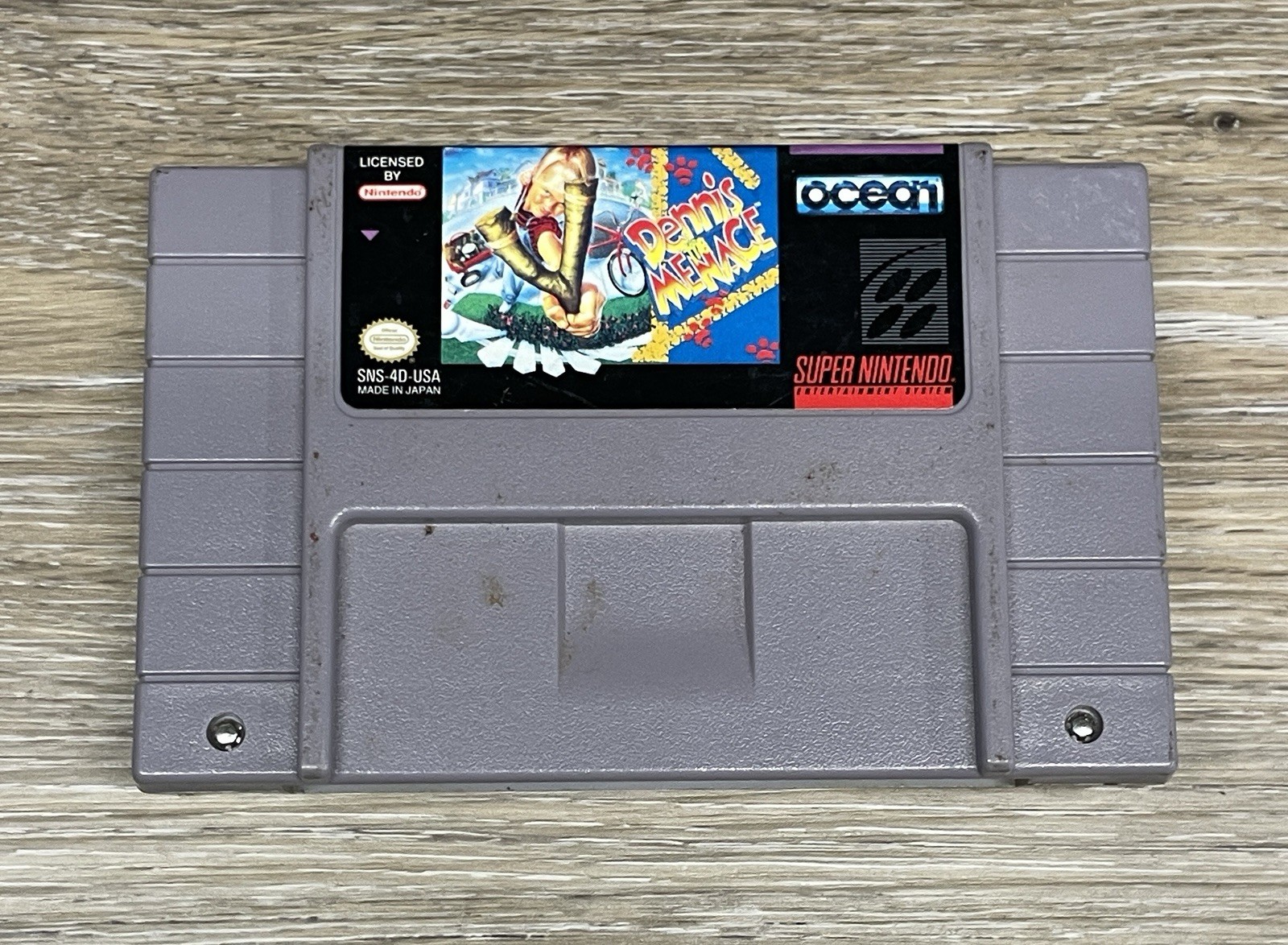 Dennis The Menace (Super Nintendo, SNES)-Cart Only – Free Shipping