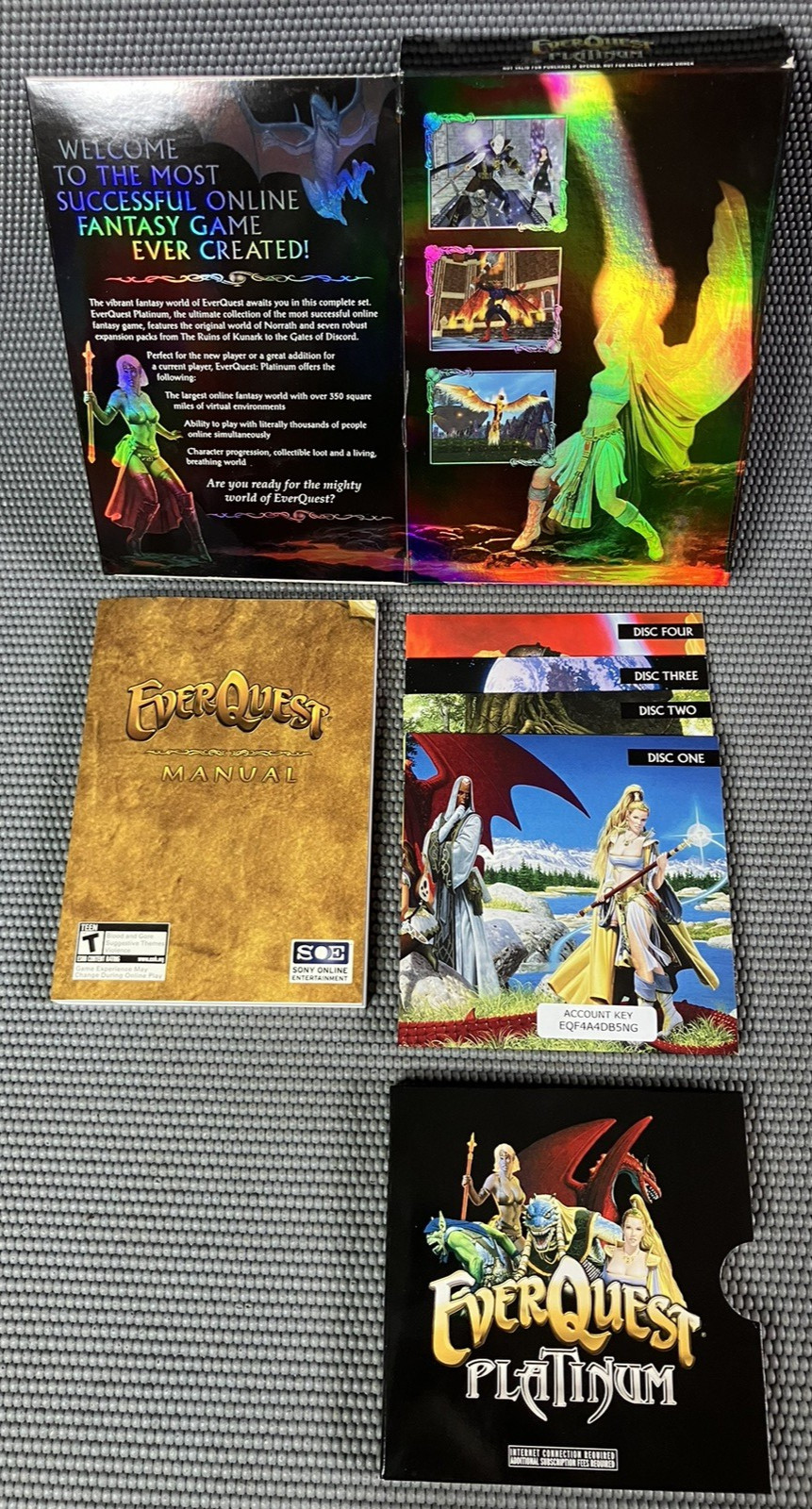 EverQuest PC Lot Trilogy, Planes Of Power, Shadows Of Luclin, EverQuest Platimum