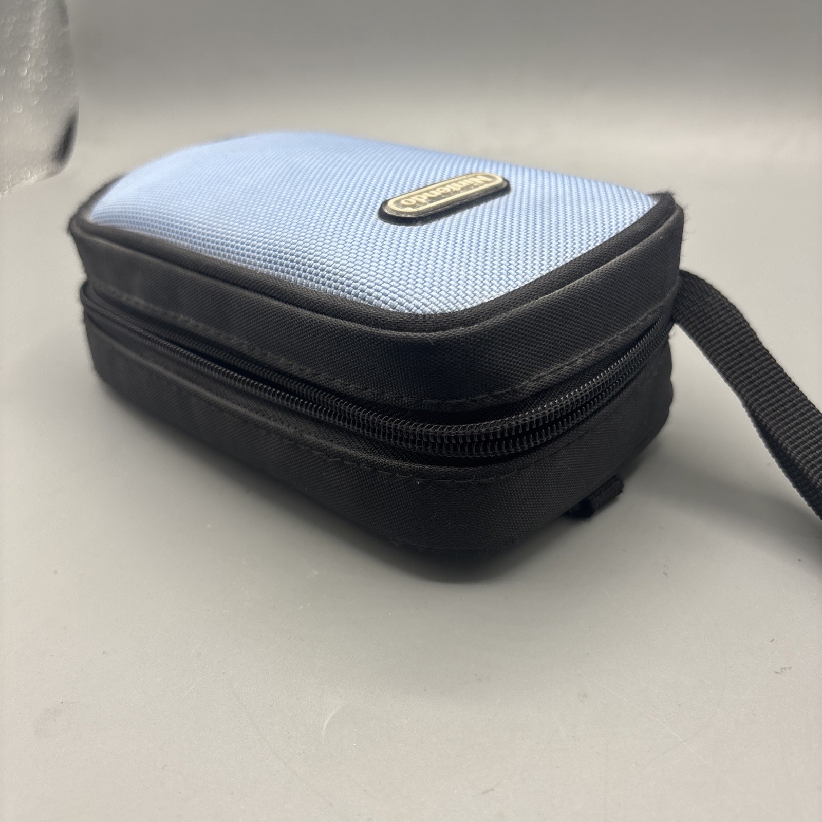 Light Blue & Black Nintendo DS Travel Carrying Case Pouch Bag Game Holder
