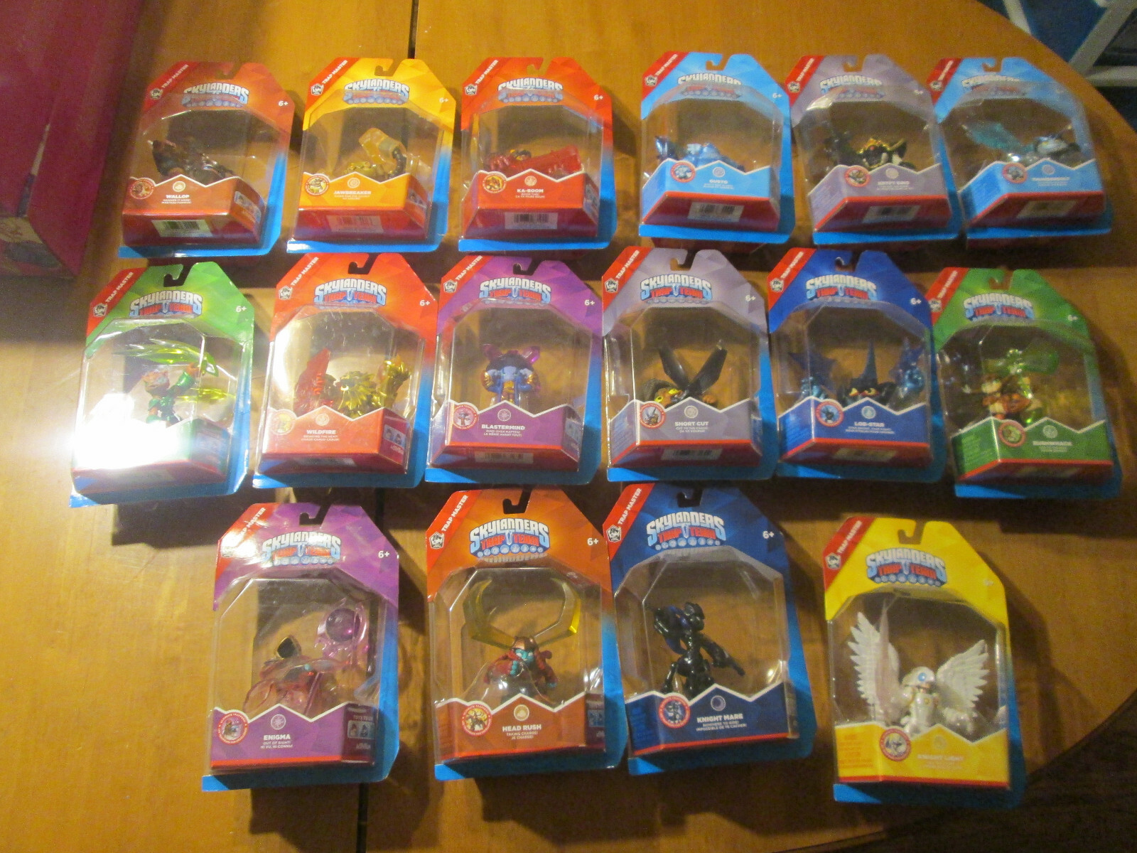LOT 16 Skylanders Trap Team MASTER ALMOST COMPLETE KRYPT KING ENIGMA KNIGHT MARE