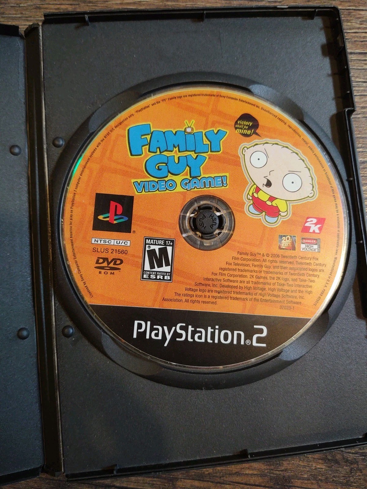 Family Guy PS2 Video Game – Disc Only Generic Case Works PlayStation 2