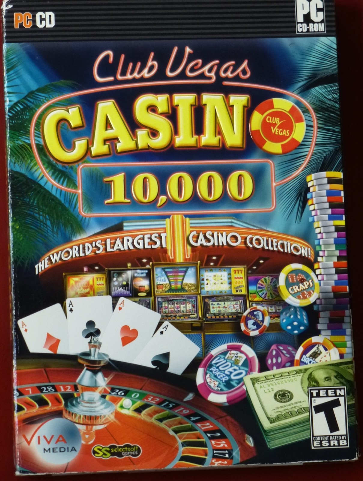 Video Game PC Club Vegas Casino 10000 NEW SEALED
