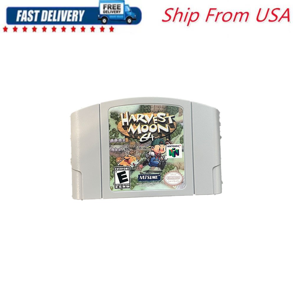 Harvest Moon 64 – Nintendo 64 N64 Game Cartridge – US Version