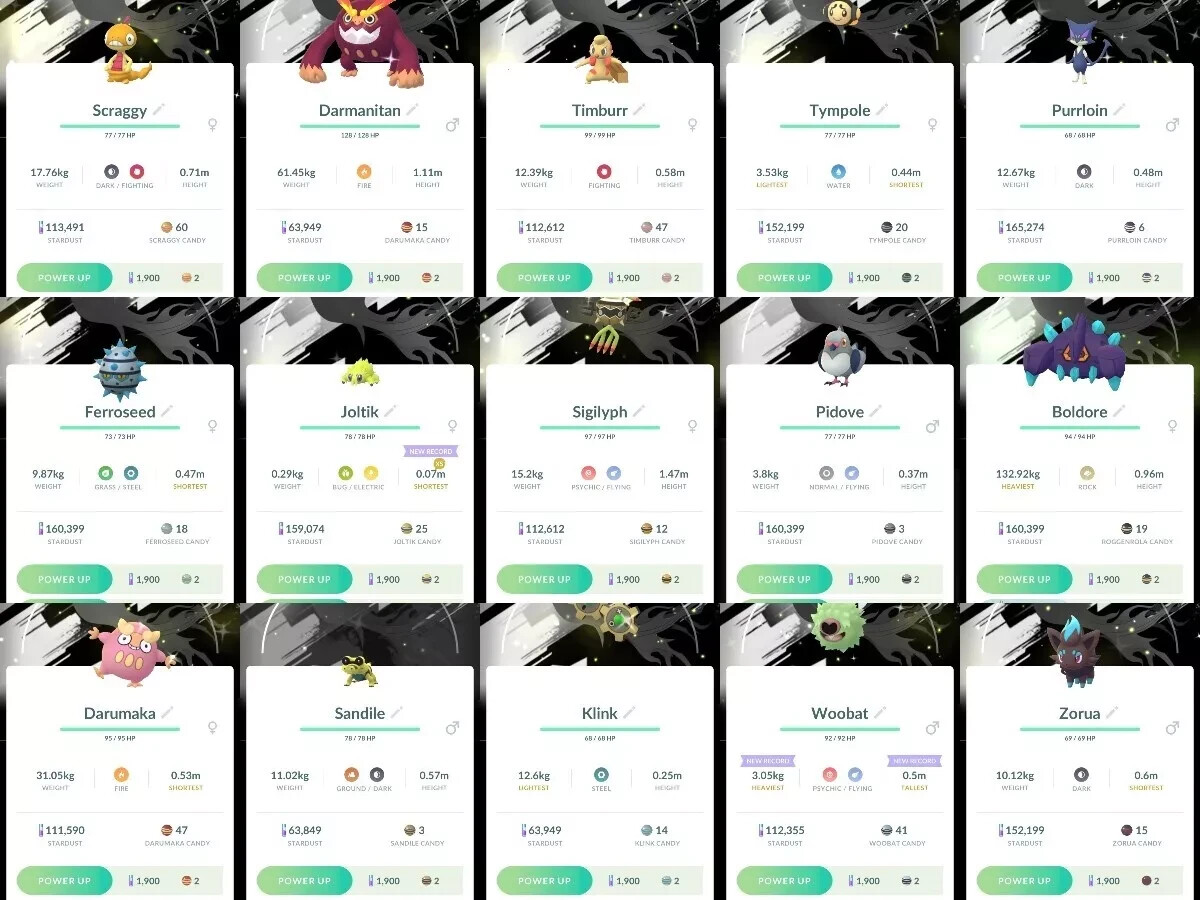 – Shiny GO Tour: Unova 2025 have a Special Background – P T C – Description