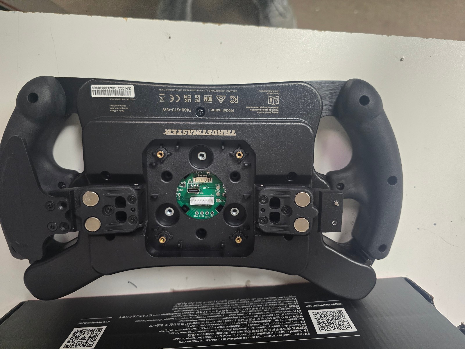 UNTESTED Thrustmaster Ferrari 488 GT3 Wheel Add-On for PC PS4 PS5 Xbox