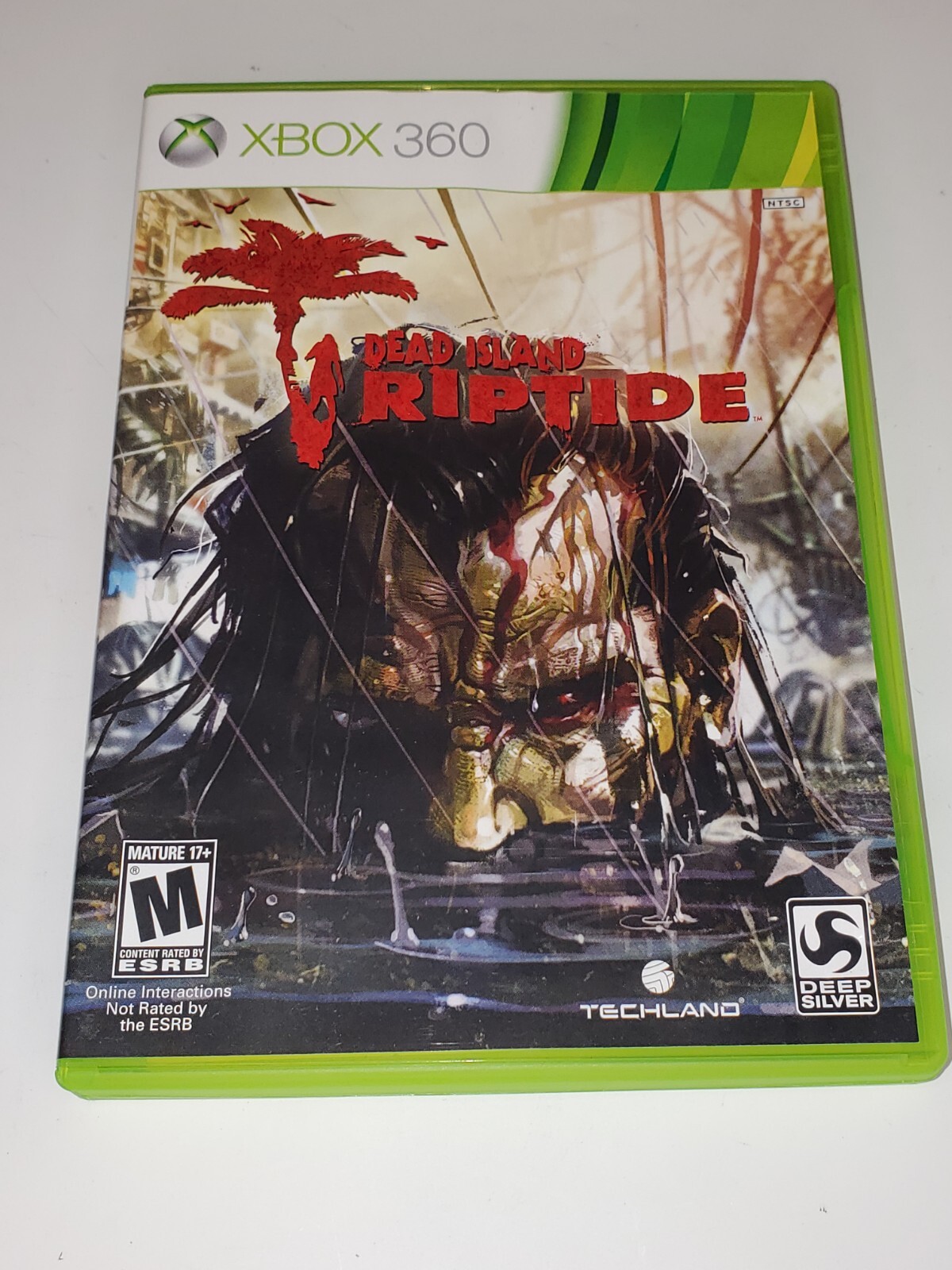 2013 Dead Island Riptide Deep Silver XBOX 360 RPG Video Game Complete Zombie