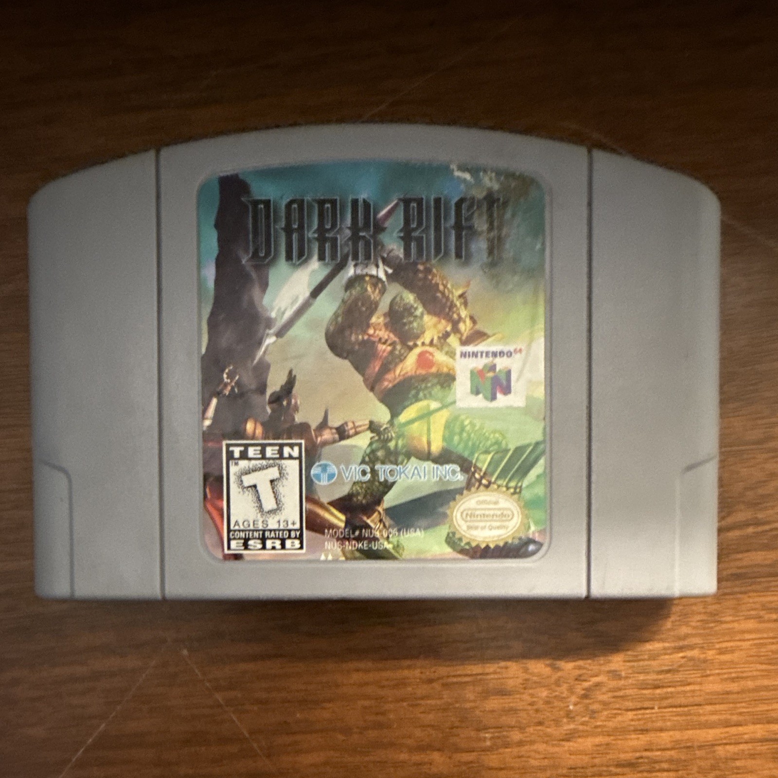 Dark Rift Nintendo 64 N64 Vic Tokai Inc. T Teen NTSC-U/C (US/Canada)
