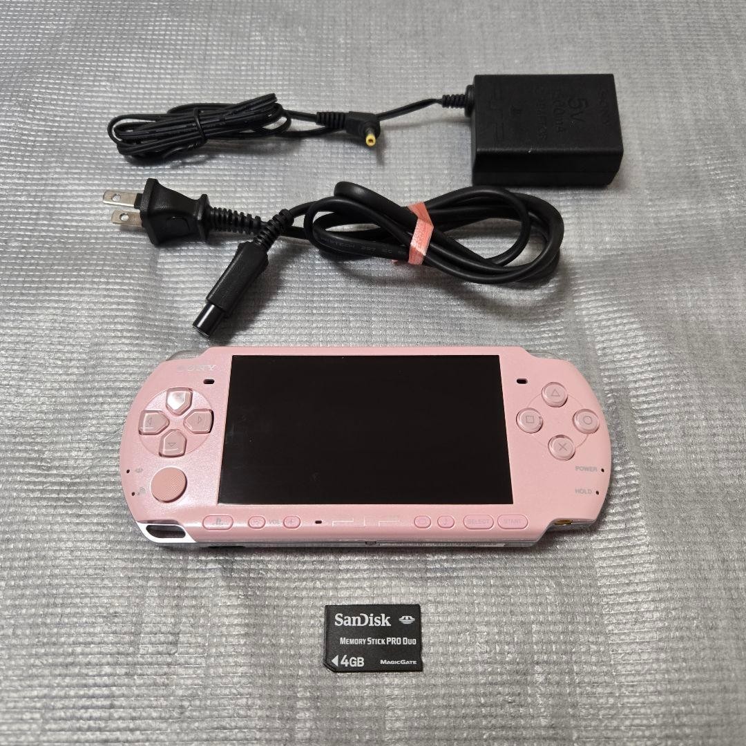 Excellent Sony PSP-3000 PSP 3000 Console Pink Region Free