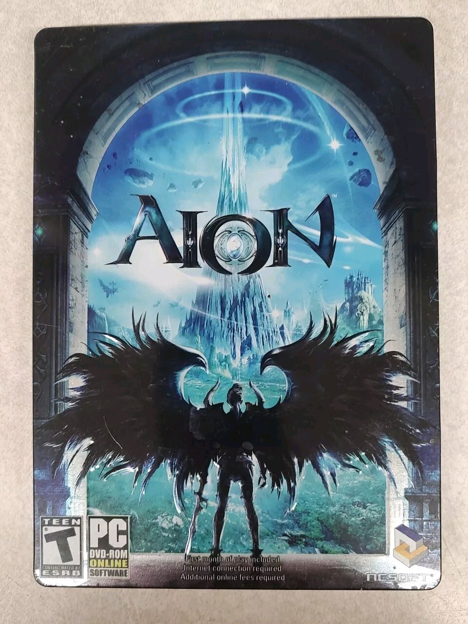 Aion : Limited Edition Steelbook (PC Game, 2009) 2 Discs w/ Manual
