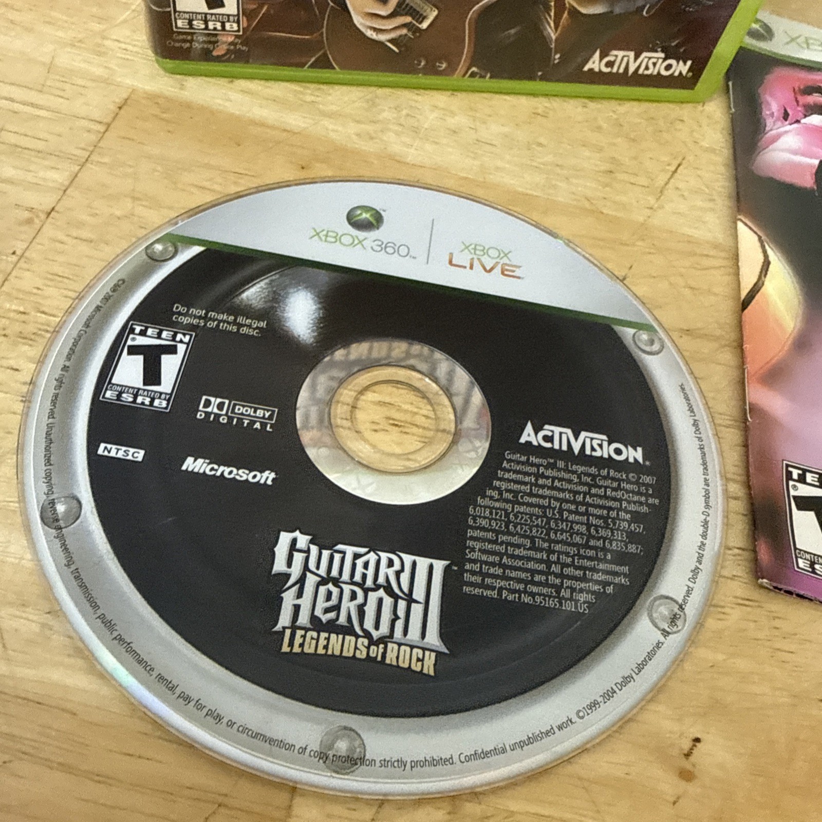Guitar Hero 3 Legends Of Rock Xbox 360 Game