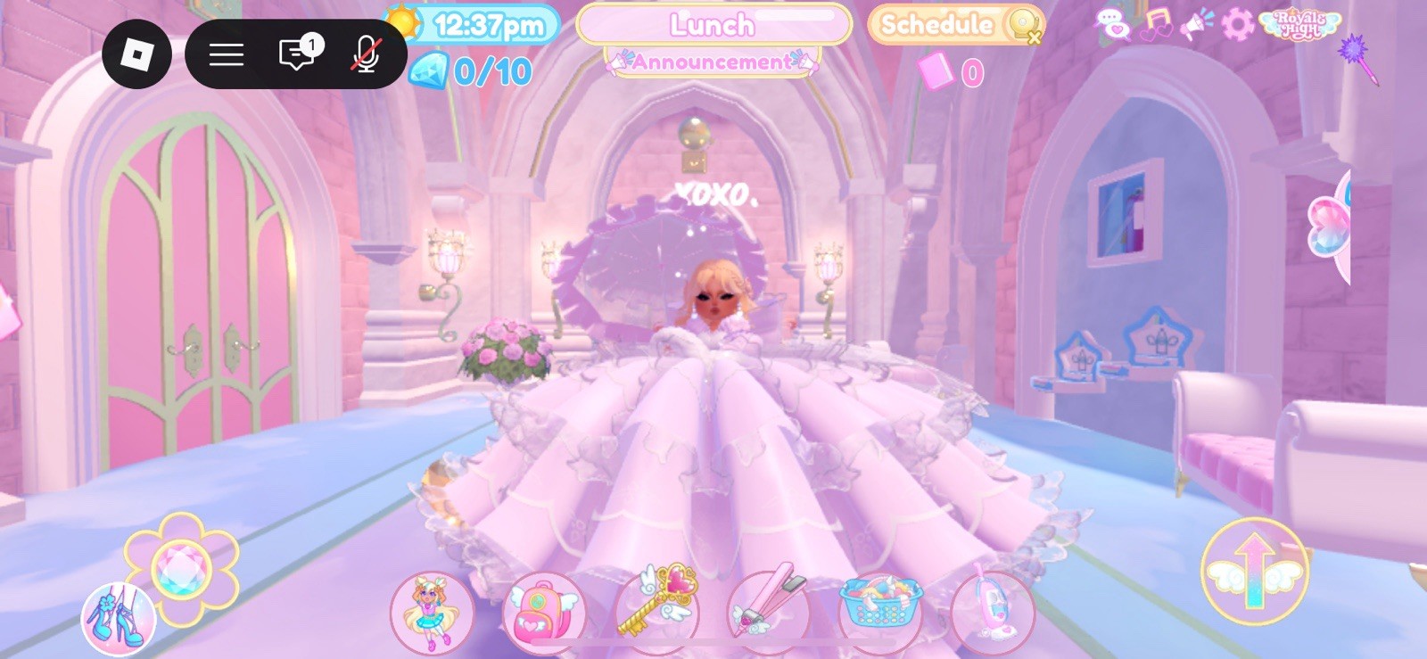👑Large train bow skirt!!👑 HOT ITEM- ROYALE HIGH