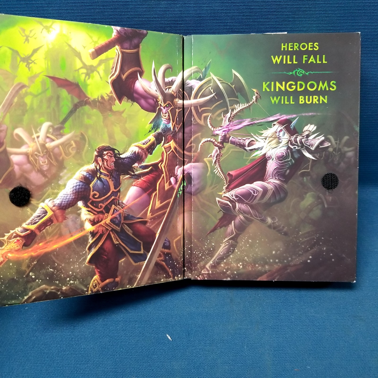 World Of Warcraft Legion Expansion Set Disc Cards & Note Pad