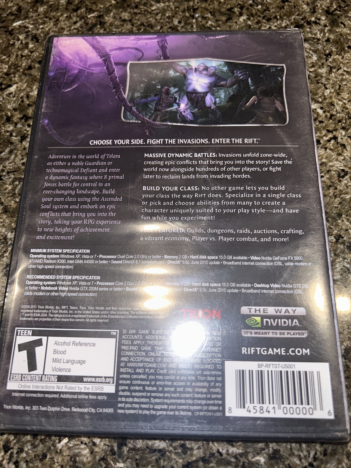Rift PC game DVD-ROM New