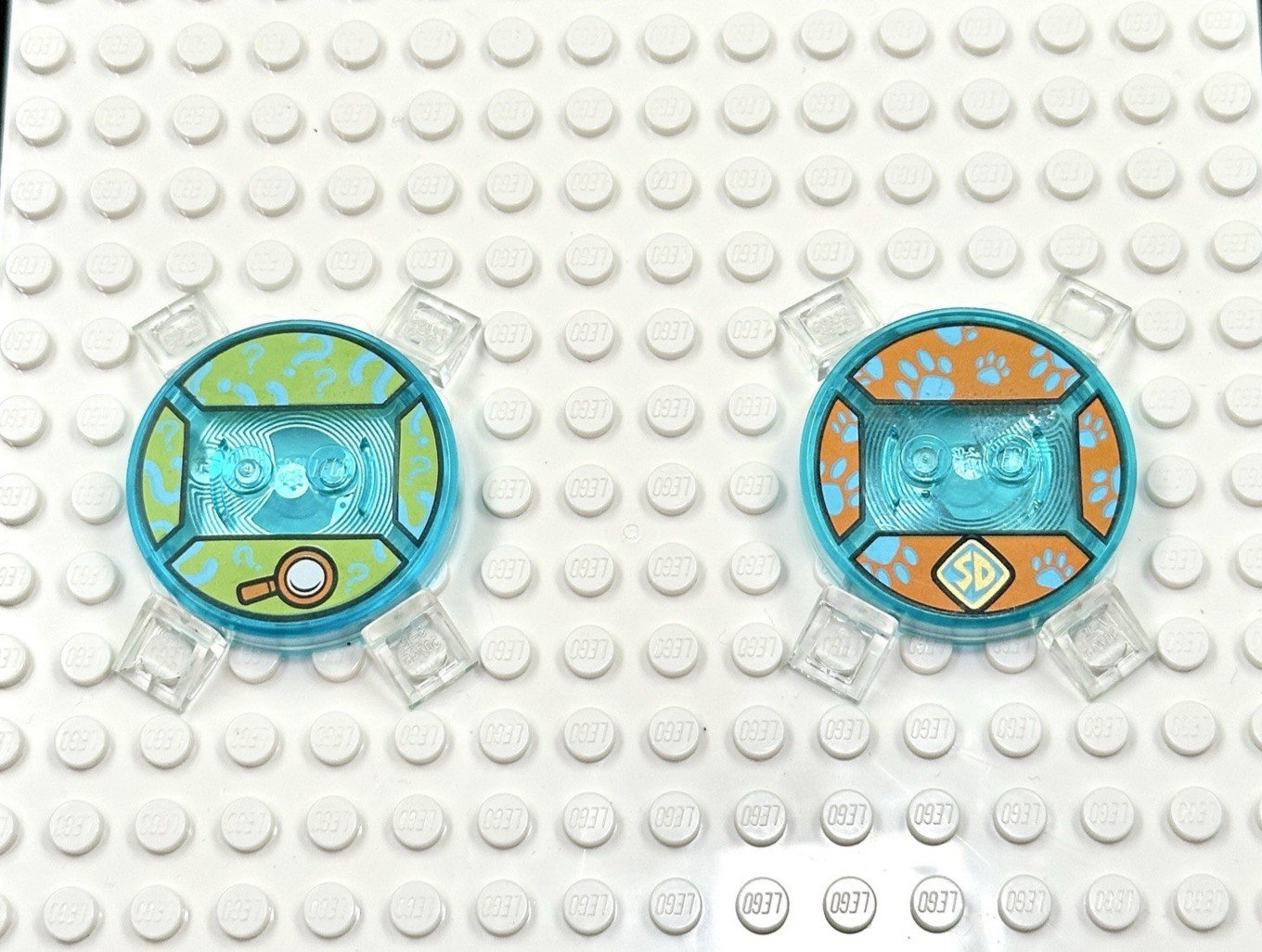 LEGO Dimensions Toy (2) pc Base Disc Tag Only Lot – Scooby-Doo – Shaggy