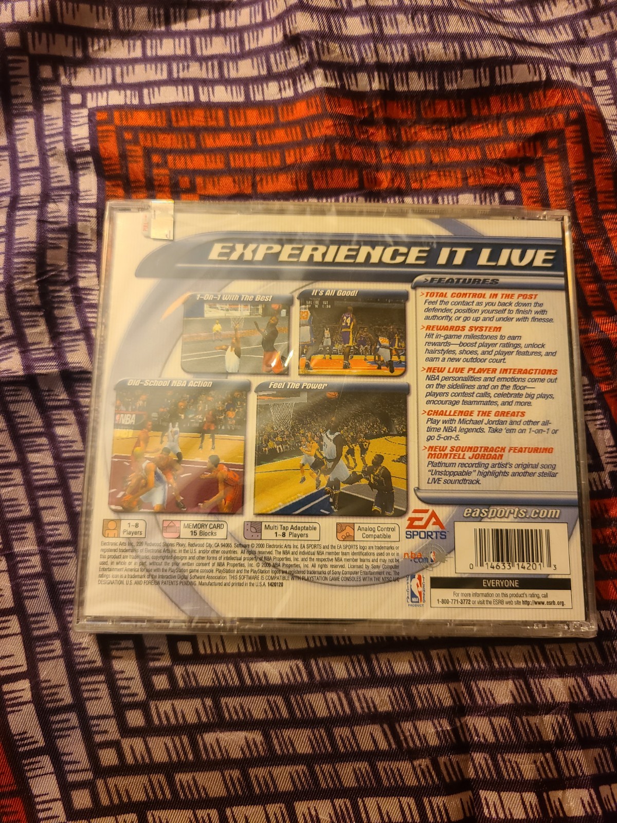 NBA Live 2001 (Sony PlayStation 1, 2000) New Sealed