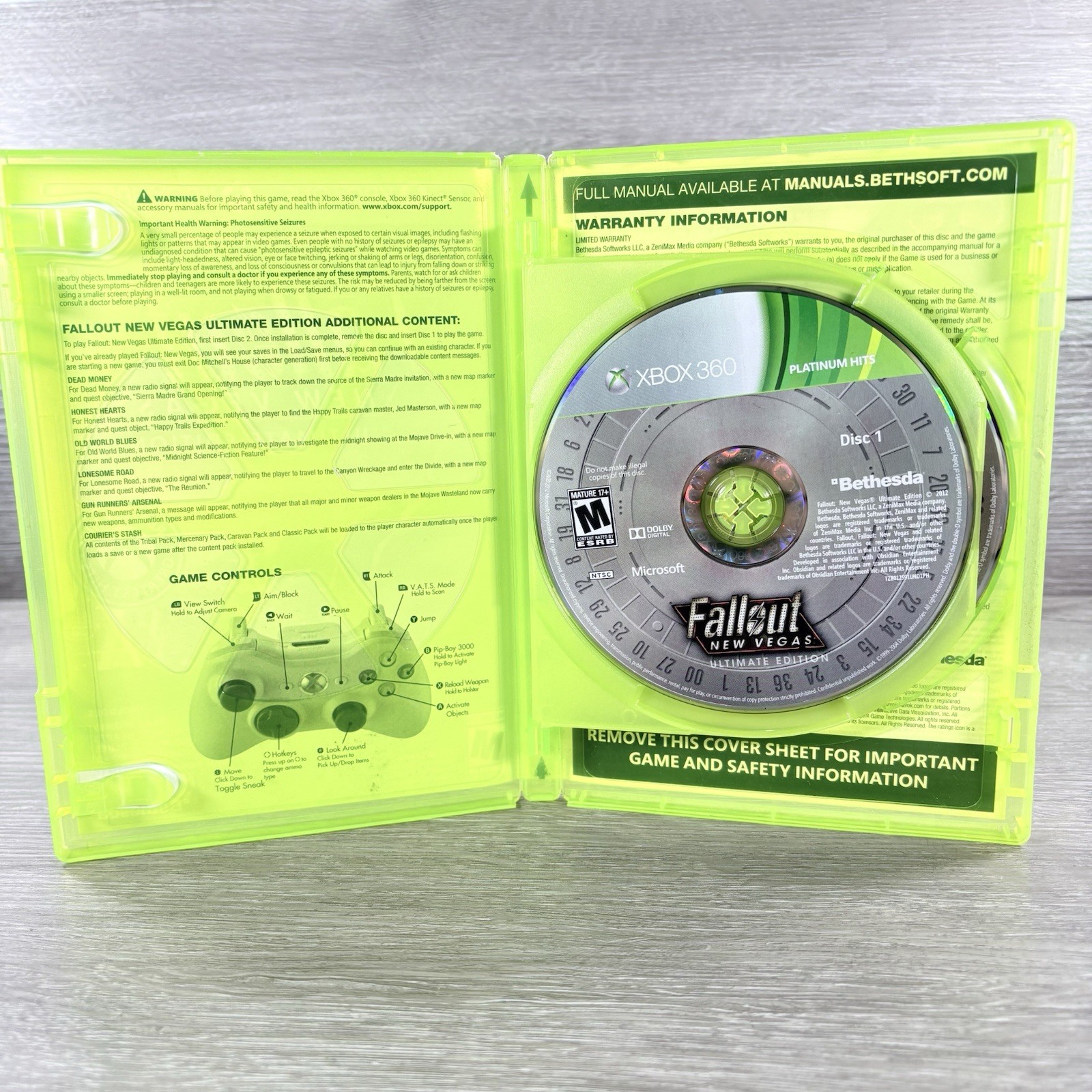 Fallout: New Vegas Ultimate Edition (Xbox 360) Excellent CIB Complete & Tested