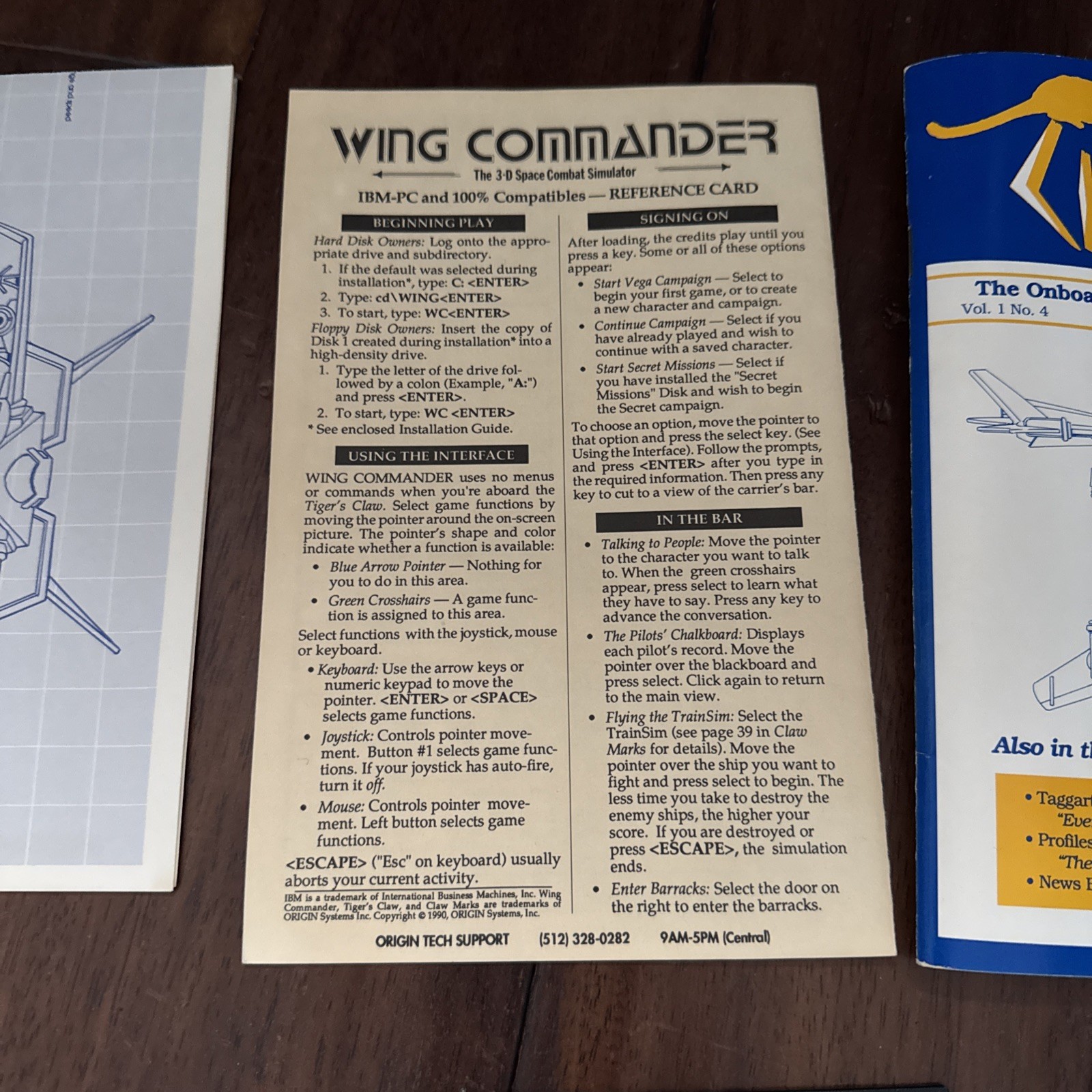 Wing Commander 1990 Origin IBM PC 5.2″ Floppy CIB + Wing Commander 2 5.2” Floppy