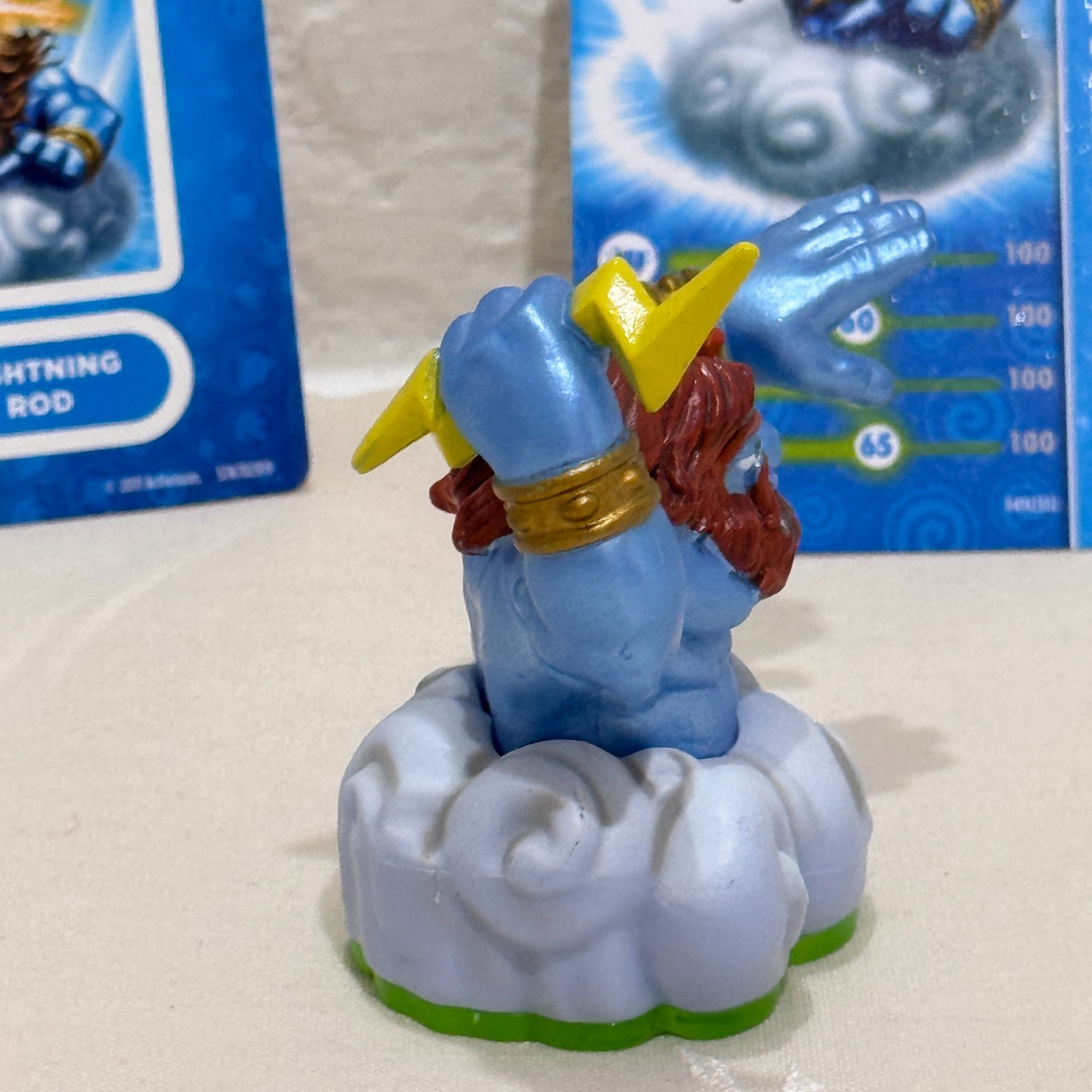 Skylanders Spyro’s Adventure Lightning Rod Figure With Cards Air Element