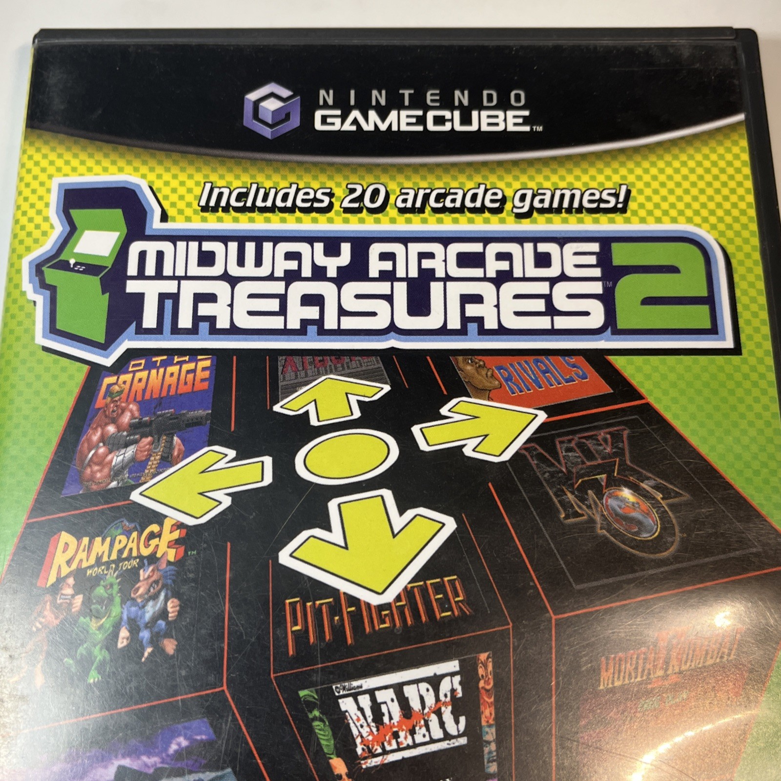 Midway Arcade Treasures 2 (Nintendo GameCube, 2004) CIB Complete w Manual Tested