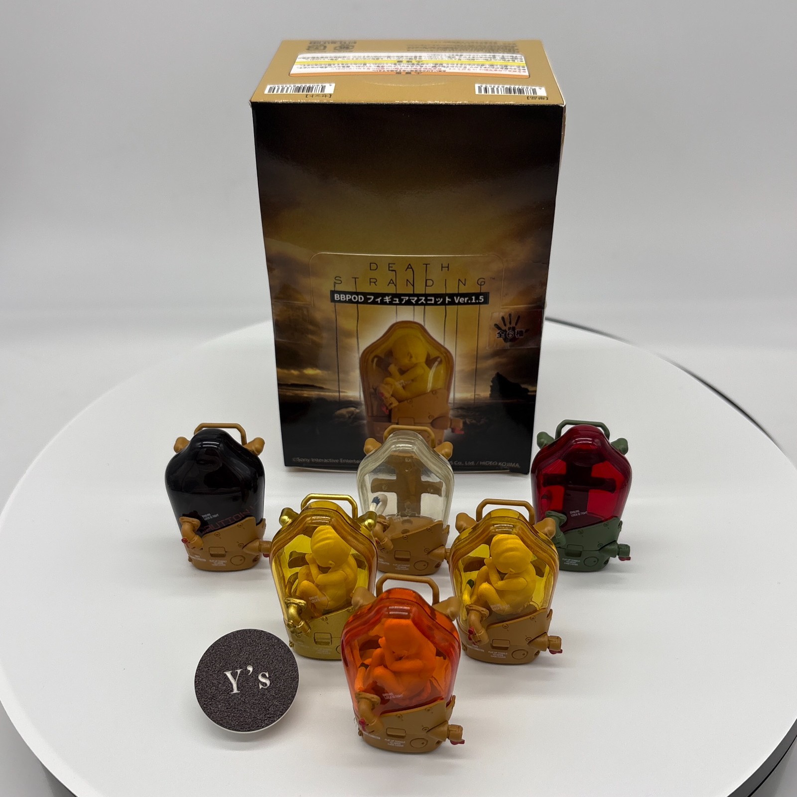 NEW DEATH STRANDING BB POD FIGURE MASCOT 6PC SET KOJIMA PRODUCTION VER. 1.5 Mini