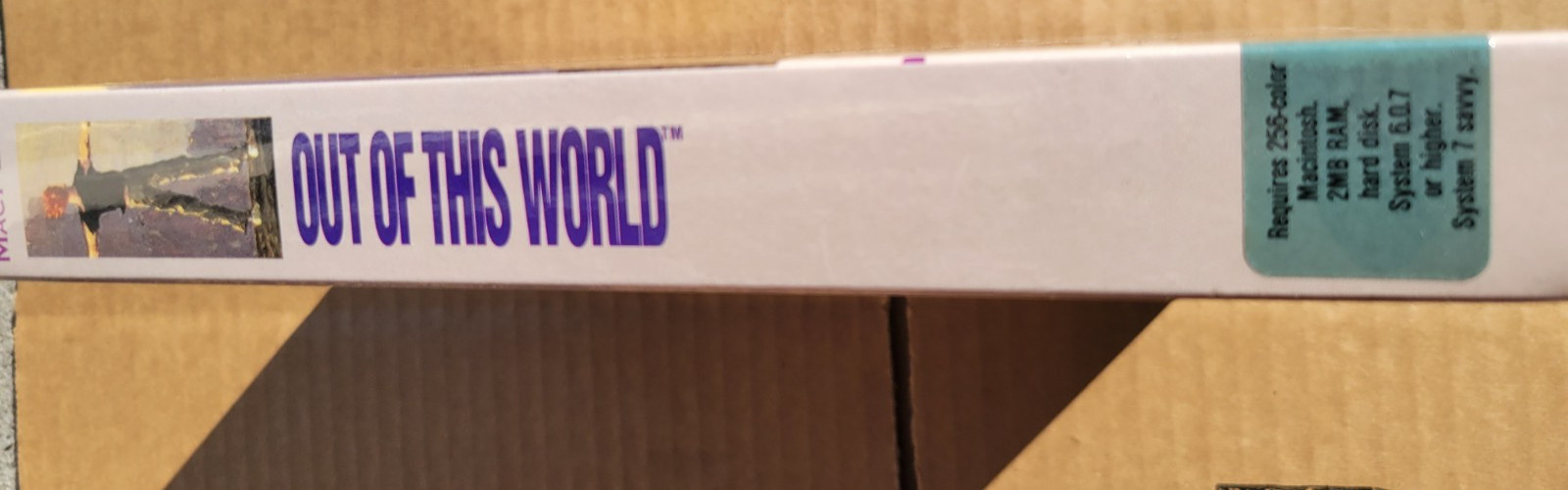 New Factory Sealed NIB Out of This World Big Box Macplay Macintosh Mac 1991