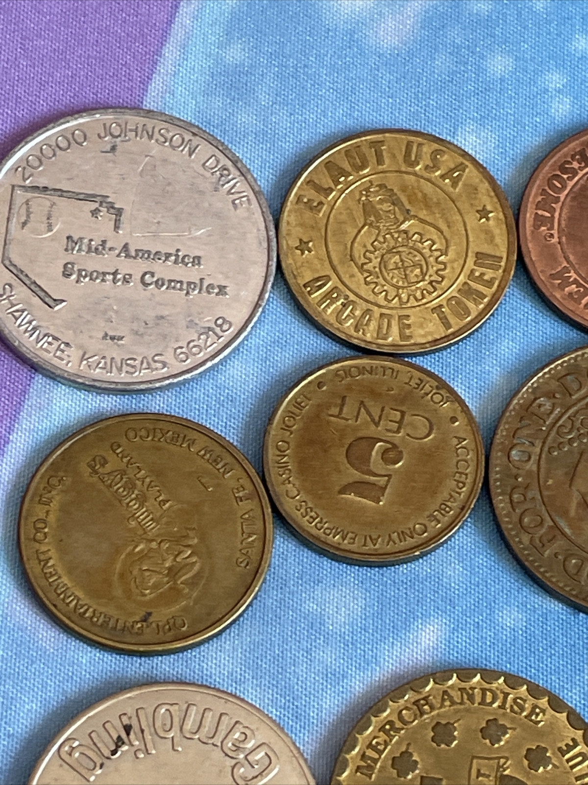 Arcade Token Lot Games Tokens Gaming Fun