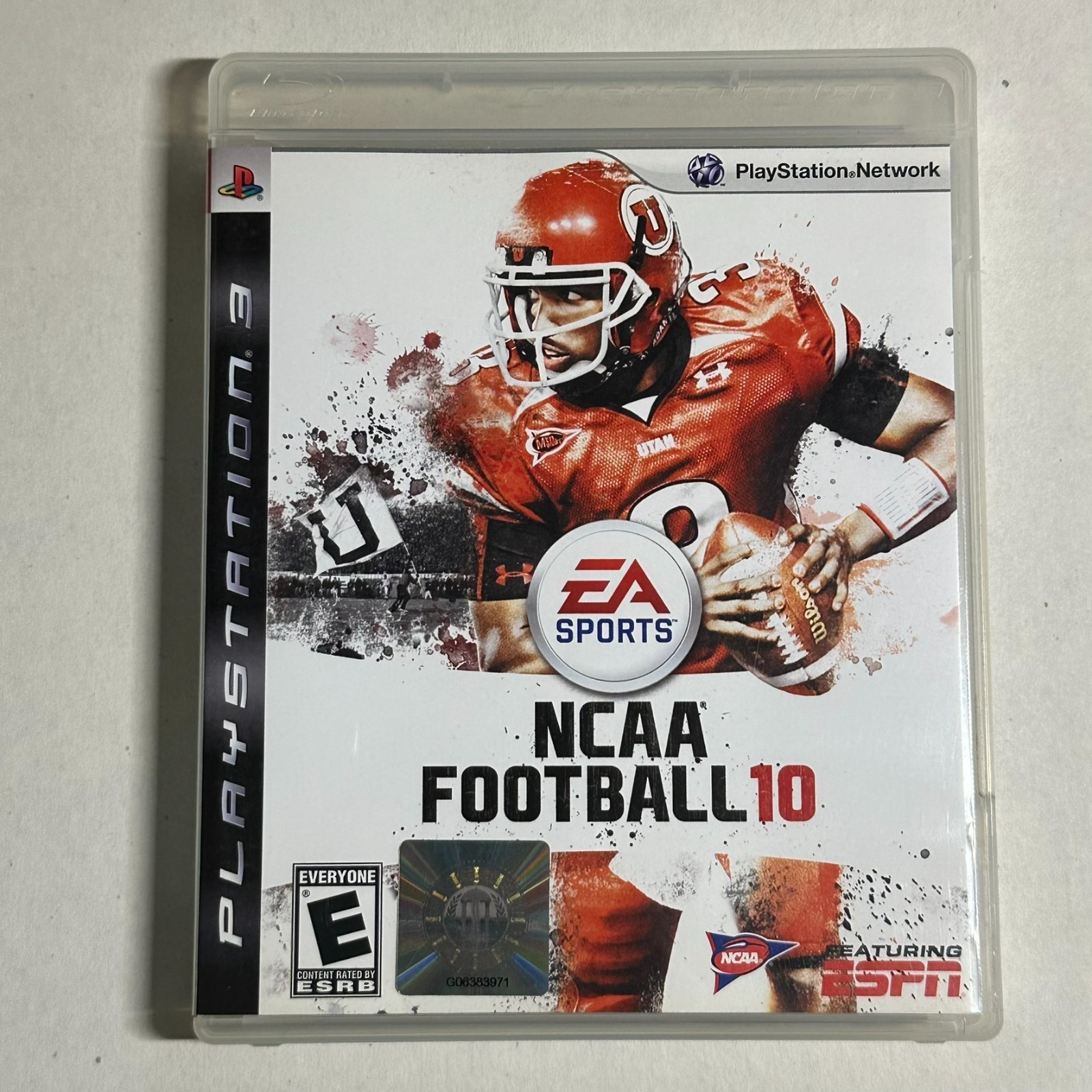 NCAA Football 10 PS3 PlayStation 3 Complete CIB Manual EA Sports
