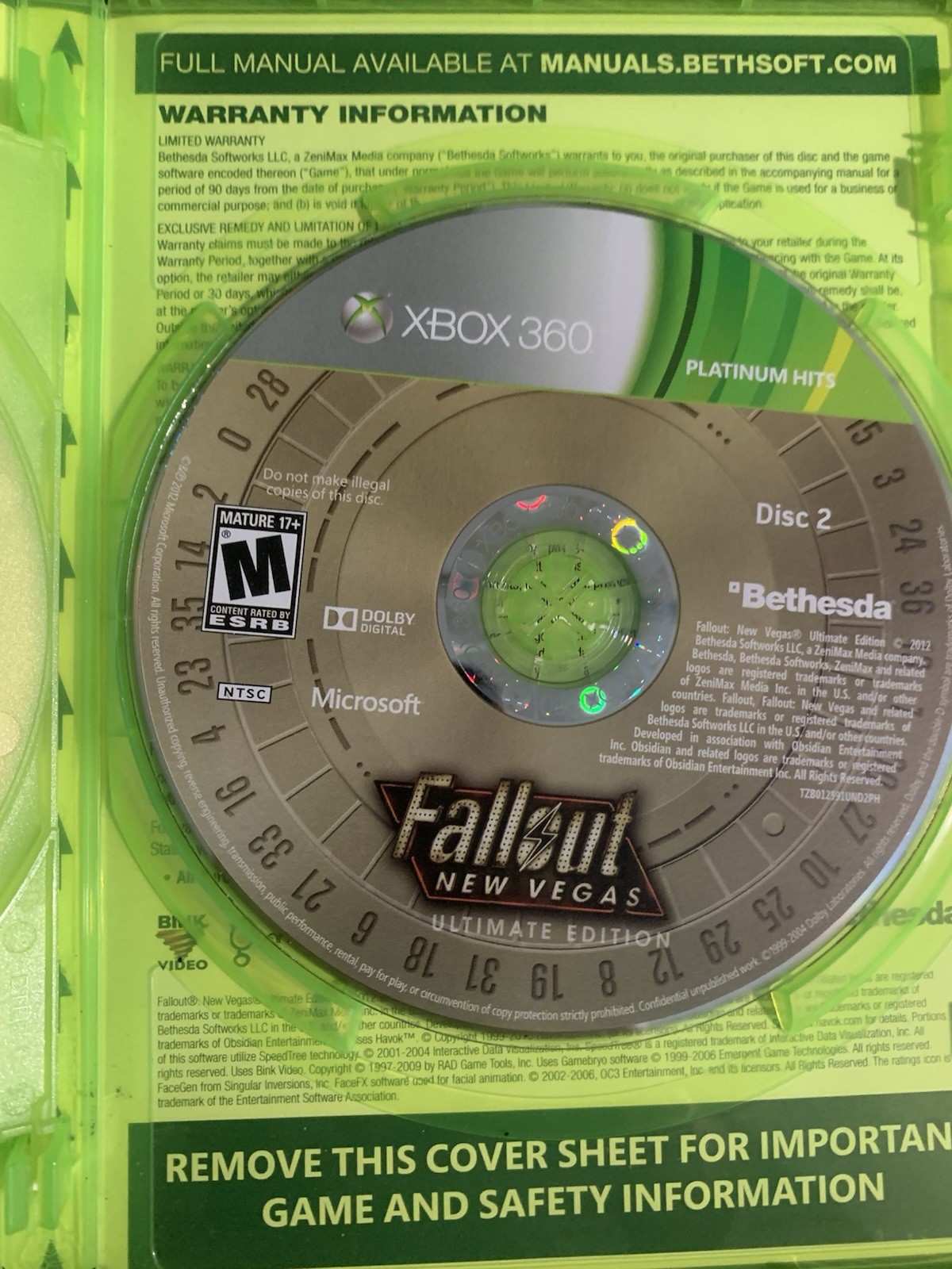 fallout new vegas ultimate edition xbox 360