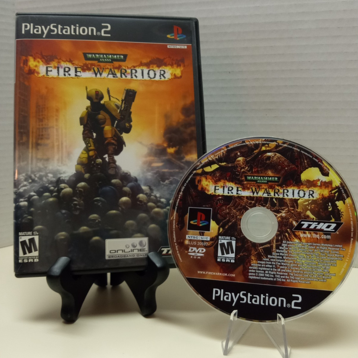 Warhammer 40,000 Fire Warrior PS2 Sony PlayStation 2 2003 CIB Original Owner