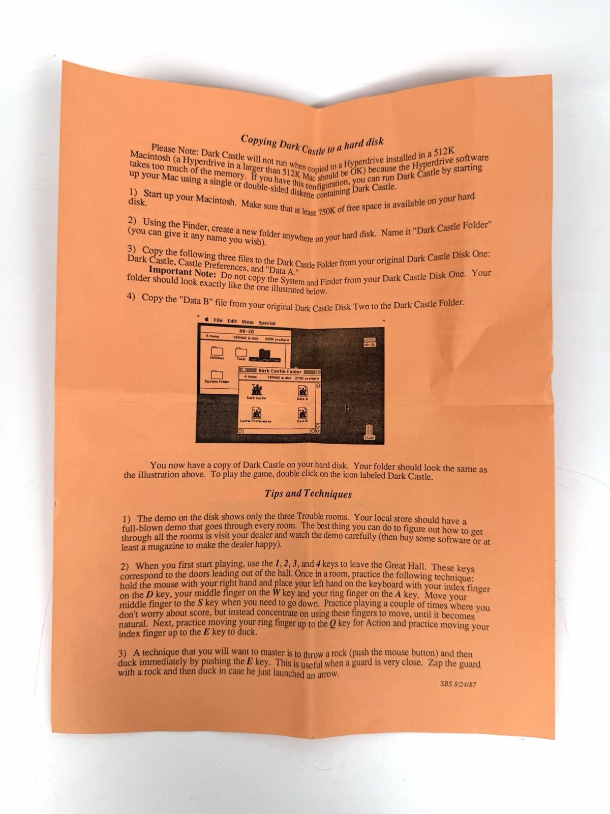 Dark Castle – Silicon Beach Software – 1986 For The Macintosh