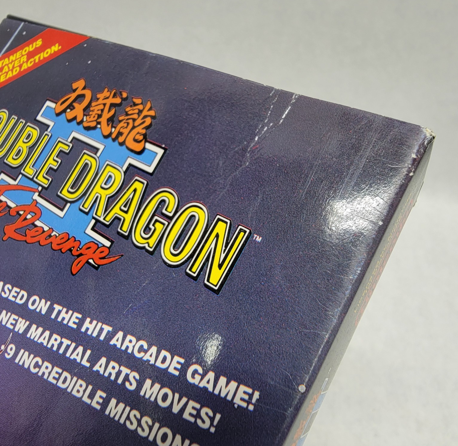 DOUBLE DRAGON II The Revenge – Nintendo NES – Game, Box, Sleeve, Poster & Foam