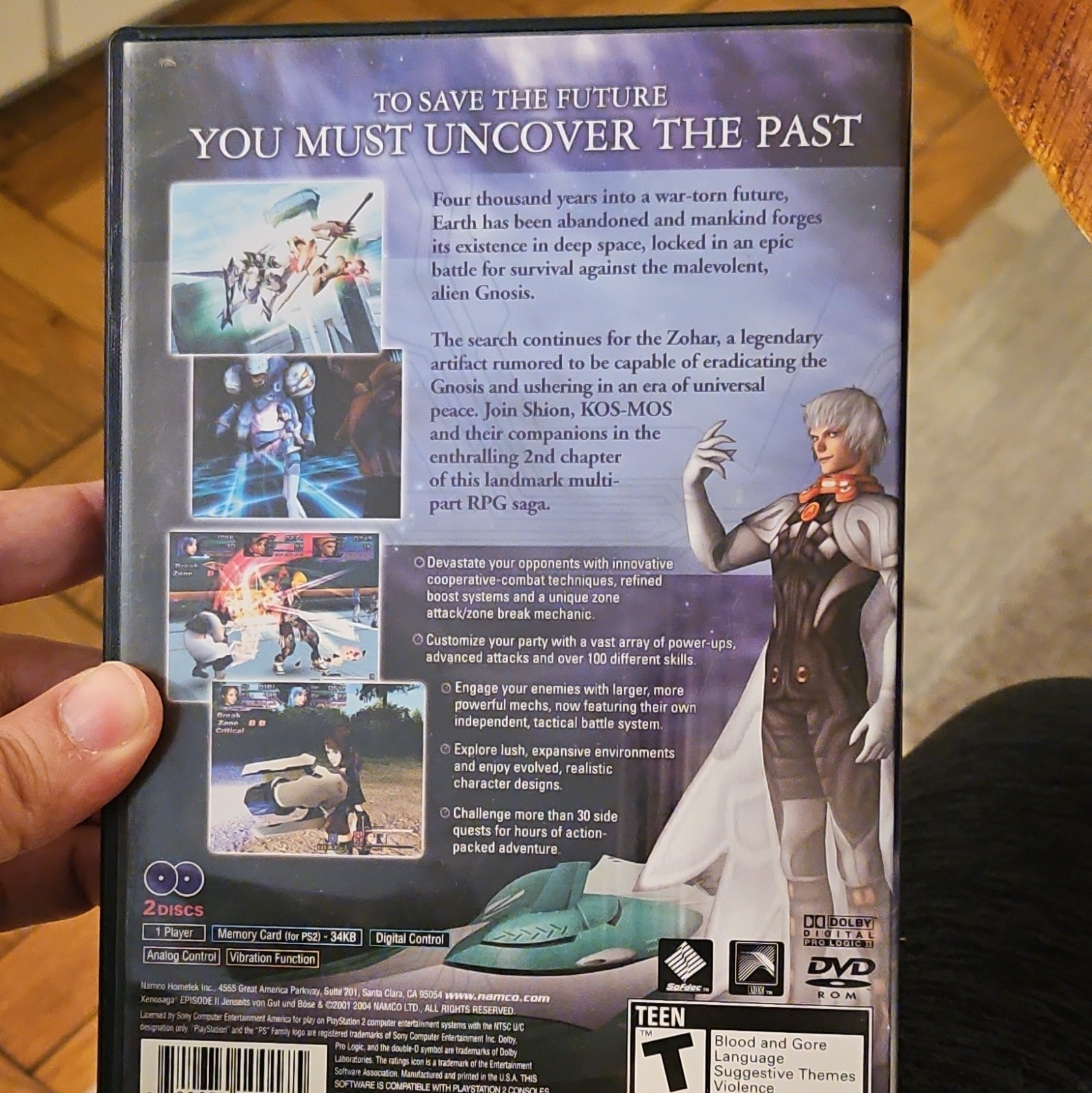 Xenosaga: Episode II Sony PlayStation 2 Complete in Box (CIB)