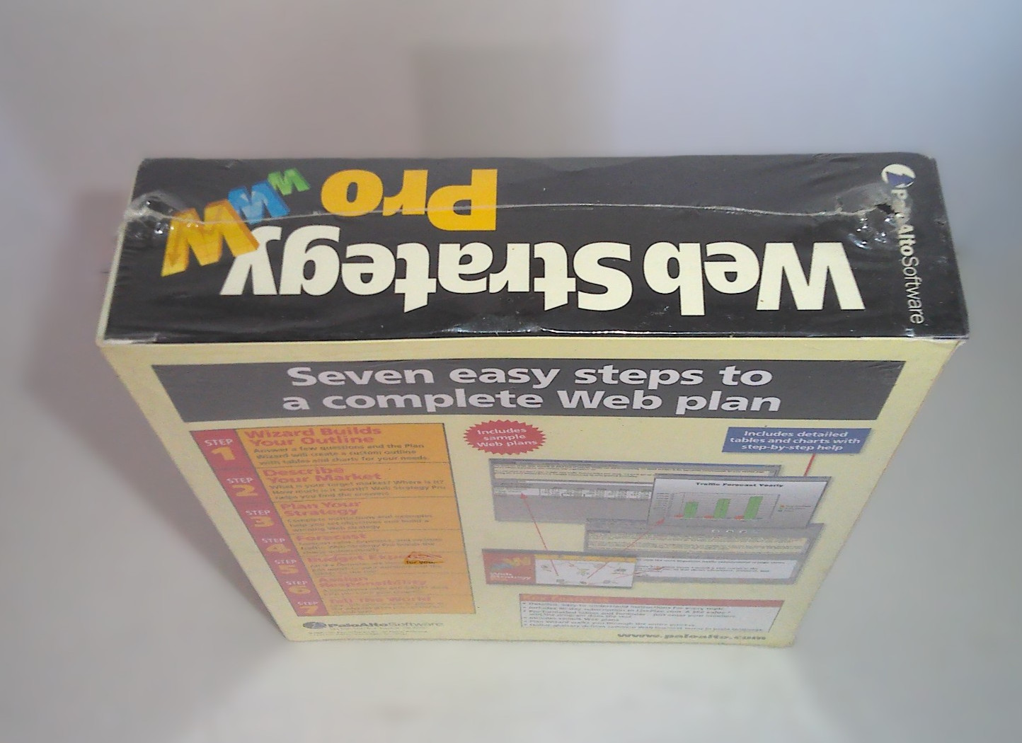 Web Strategy Pro Palo Alto Software 2000 CD-ROM Sealed Vintage Business Plan Web