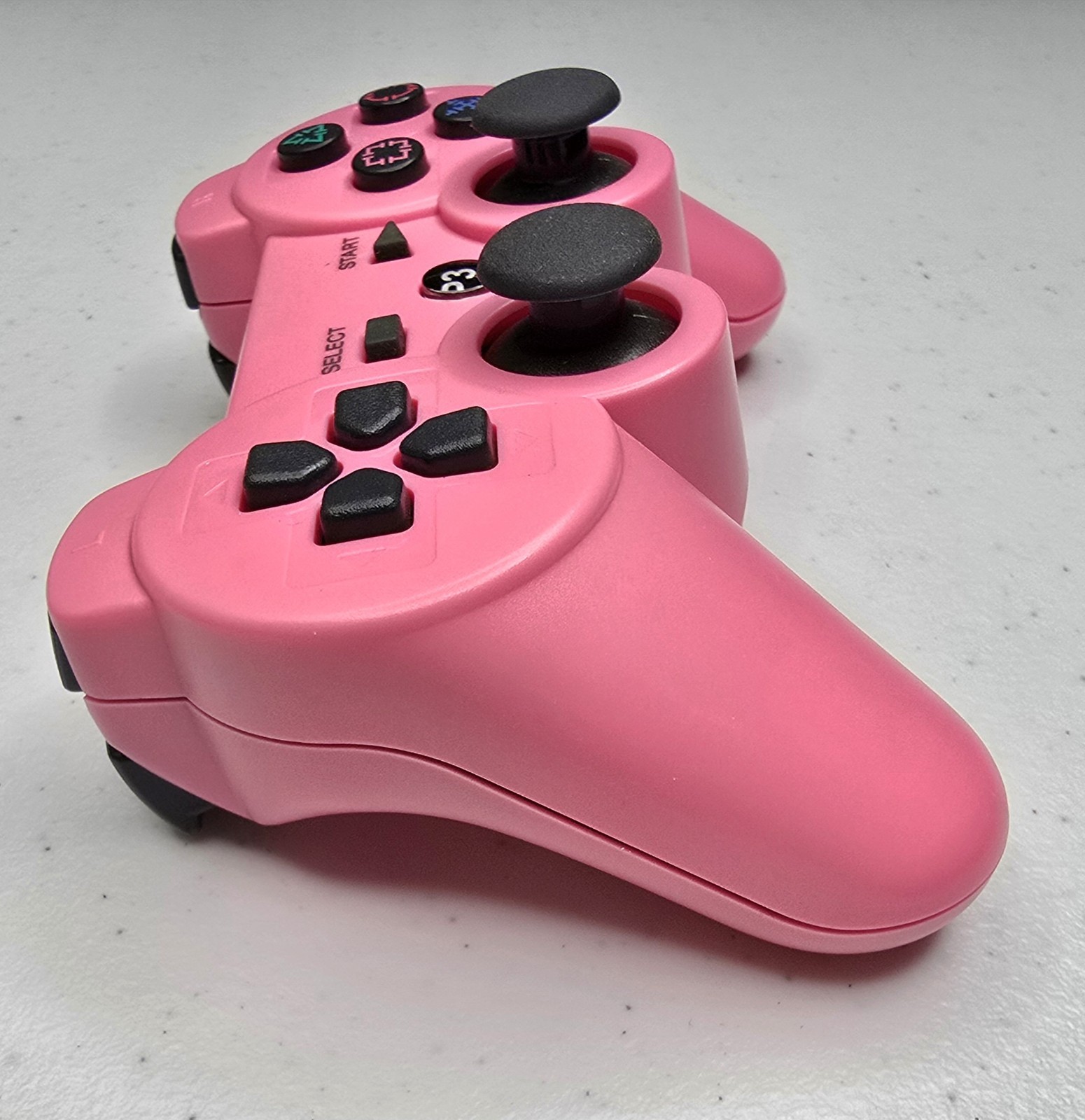 PS3 PLAYSTATION 3 Generic Pink Controller Untested No Cord -1728