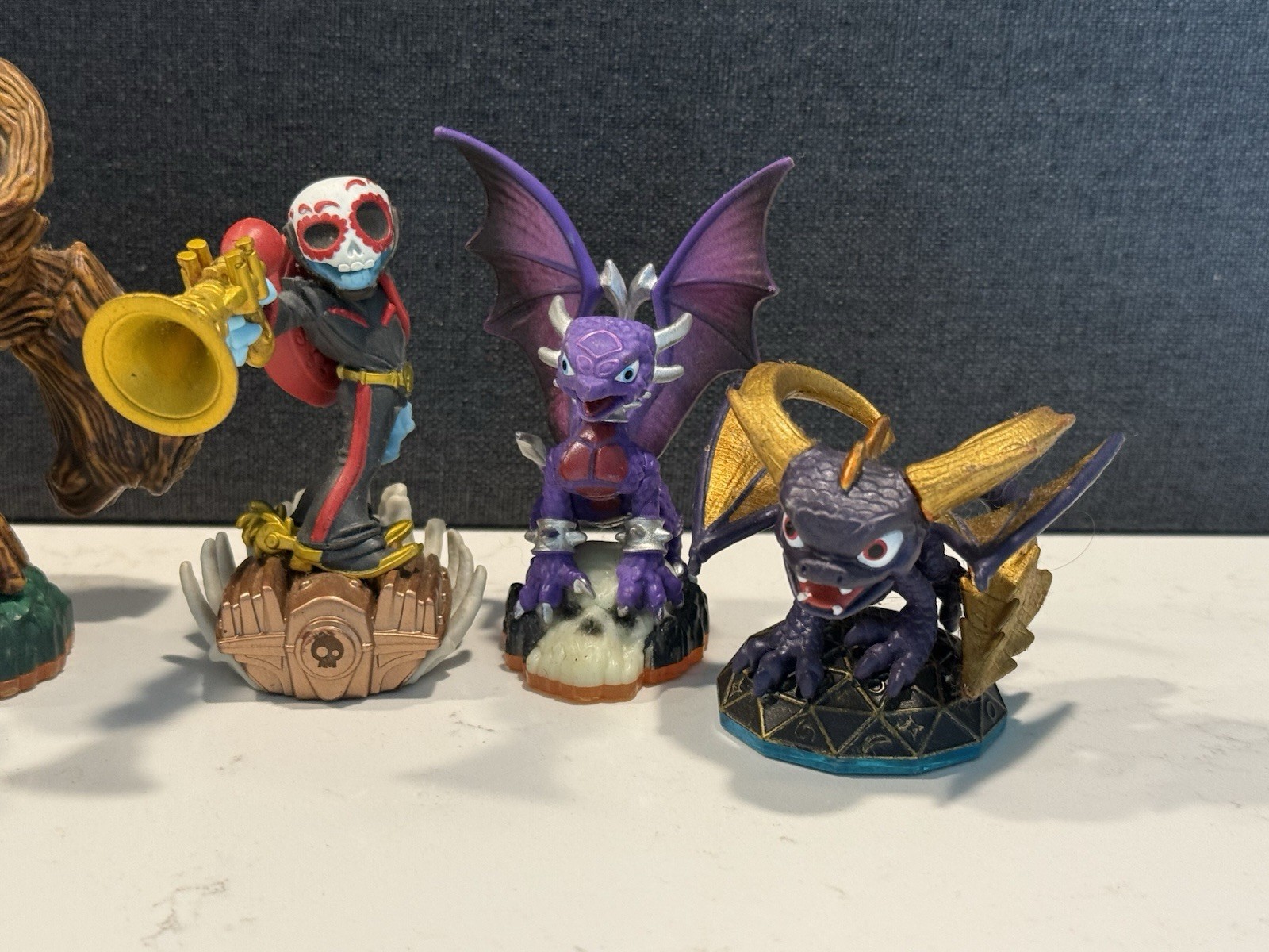 Skylanders Lot of 5 Tree Rex Fright Rider Cynder Spyro Jet-Vac Vehicle Figures