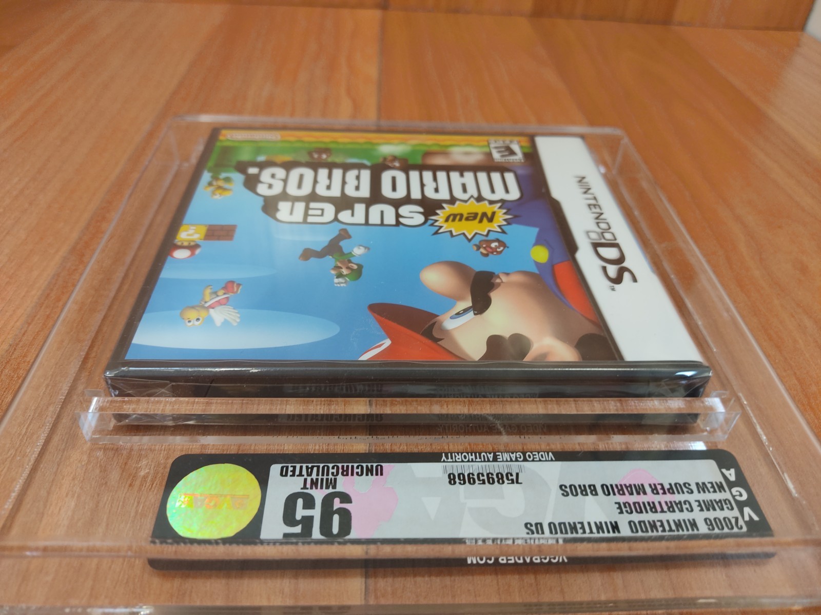 Factory Sealed Gem MINTY New VGA 95 Super Mario Bros. nintendo DS