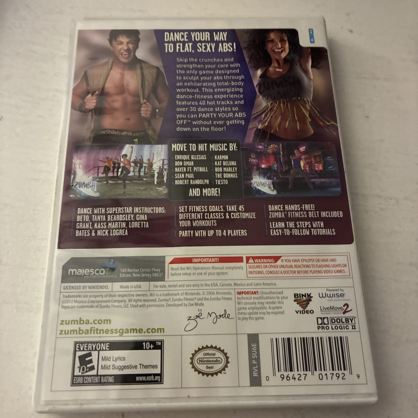 Zumba Fitness Core – Nintendo Wii Game