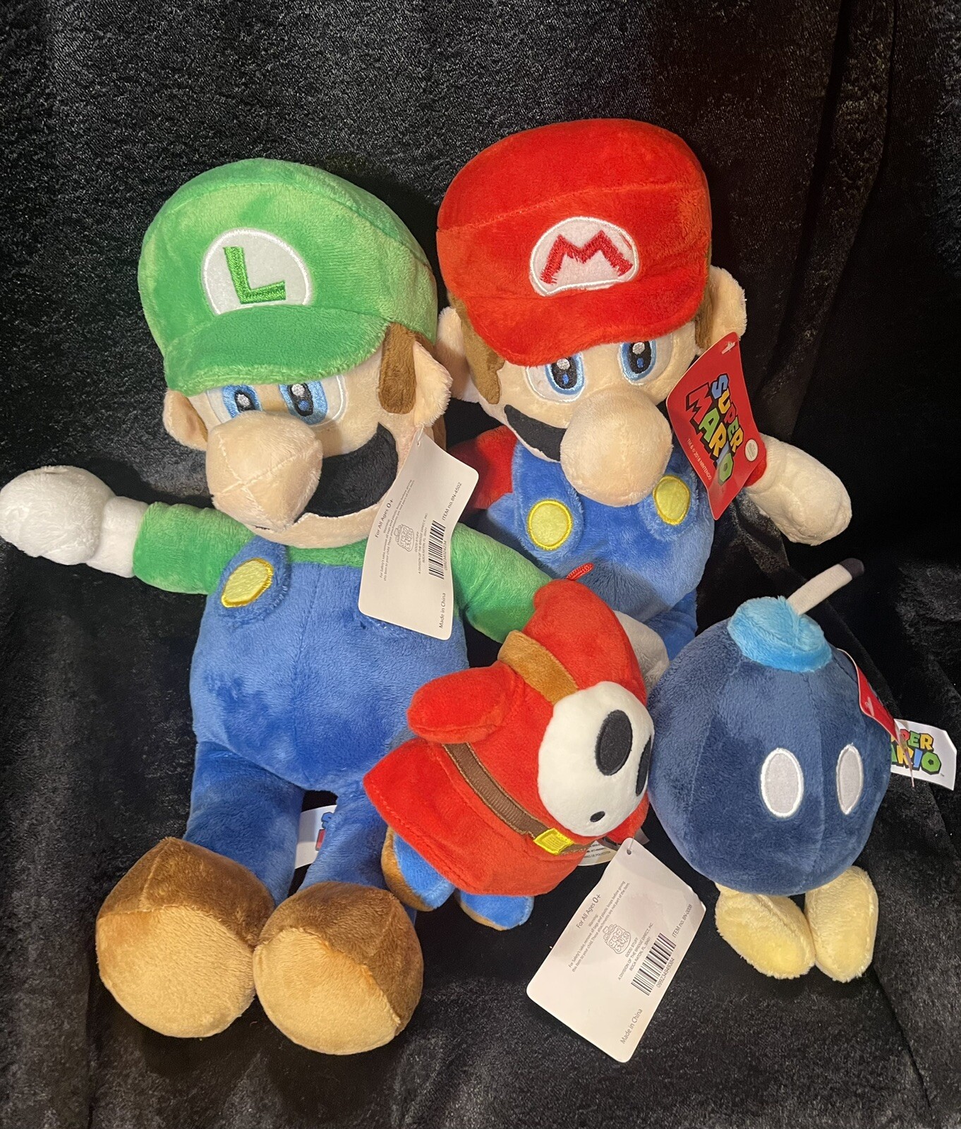Nintendo Super Mario Video Game Plush Luigi Bob Omb Shy Guy 2018 2020 Brothers