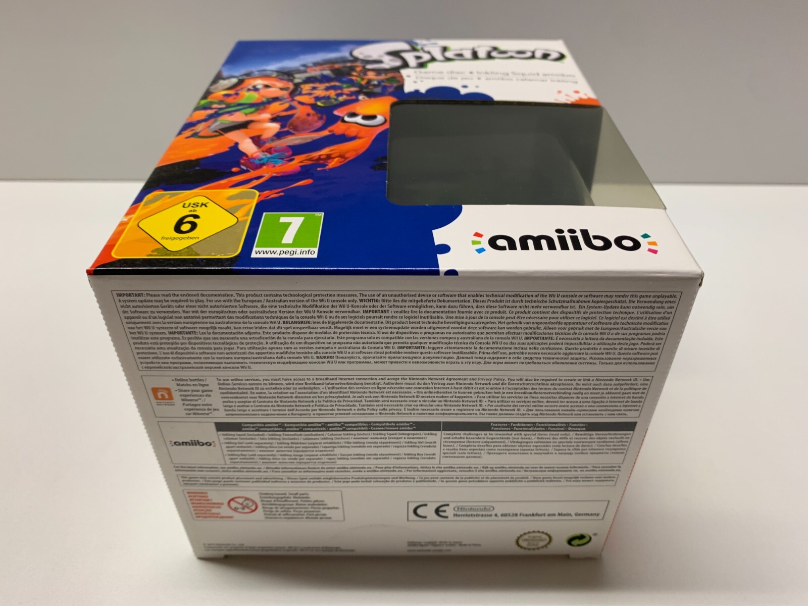 SPLATOON LIMITED EDITION + AMIIBO NINTENDO WIIU WII U – NEW PAL VERSION NEW