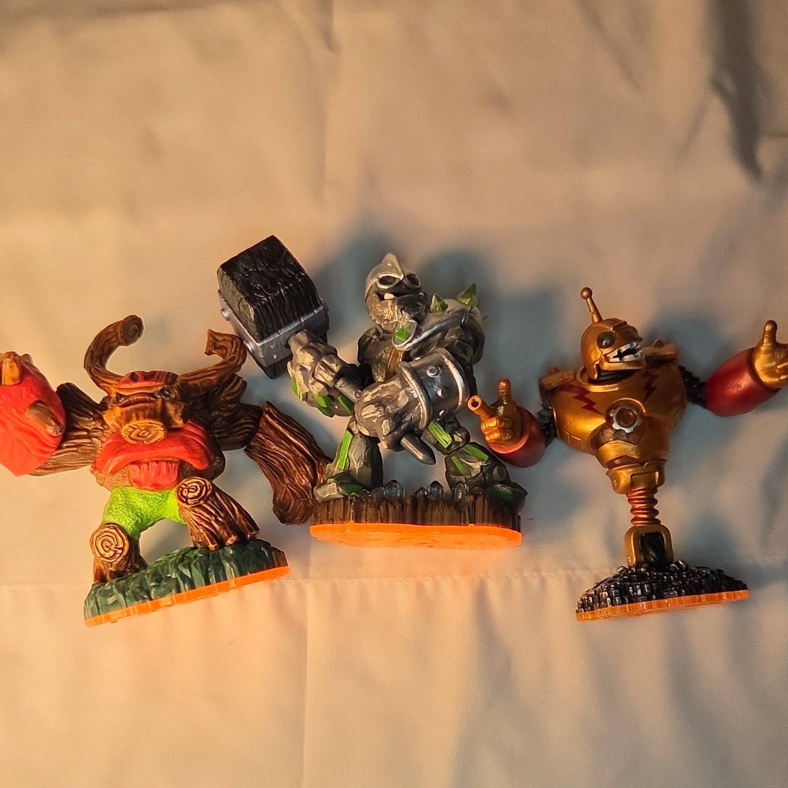 Activision Skylanders Spyro’s Adventure Figure Lot (3) Boomer/Stump/Crusher