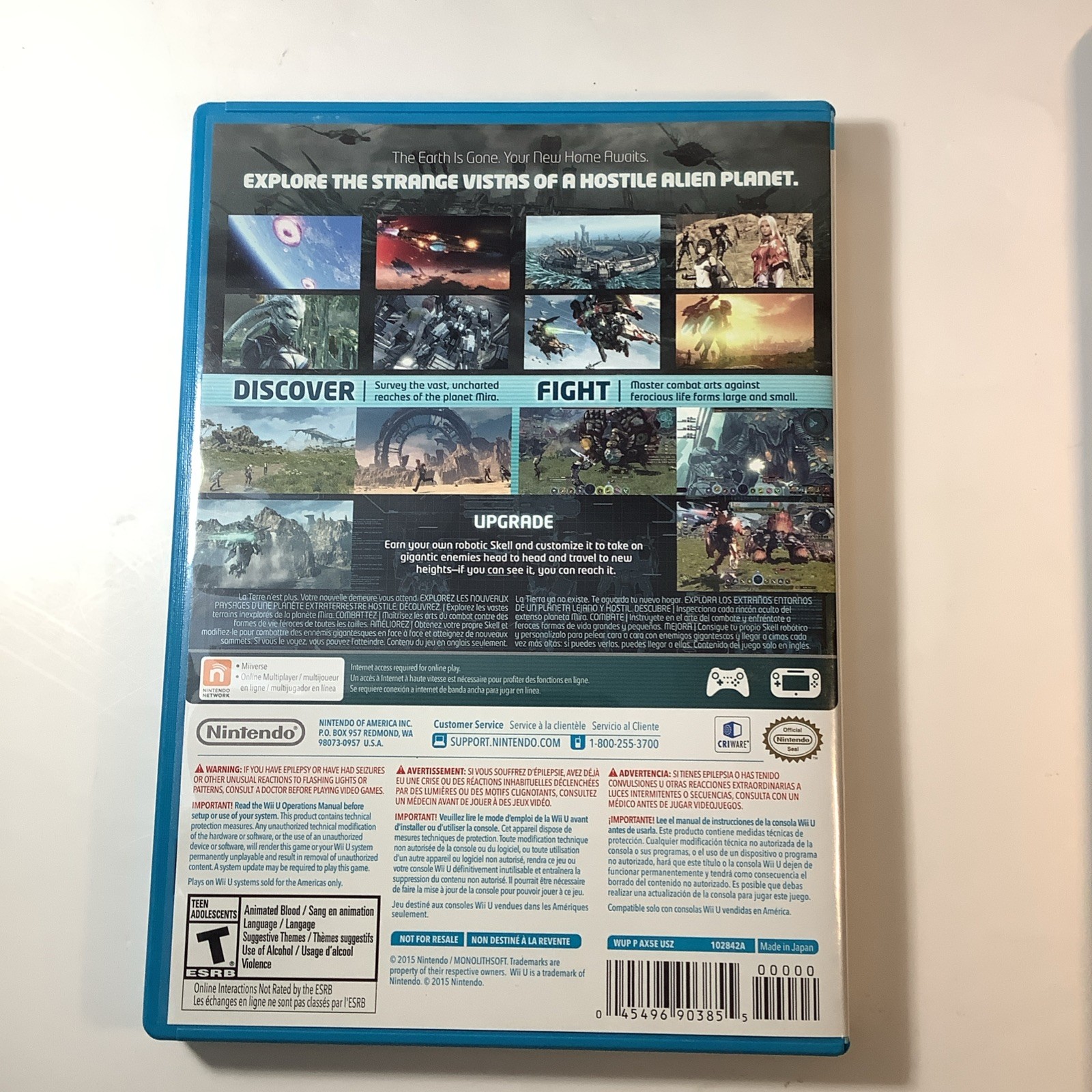 Xenoblade Chronicles X – Special Edition (Nintendo Wii U 2015) Complete CIB