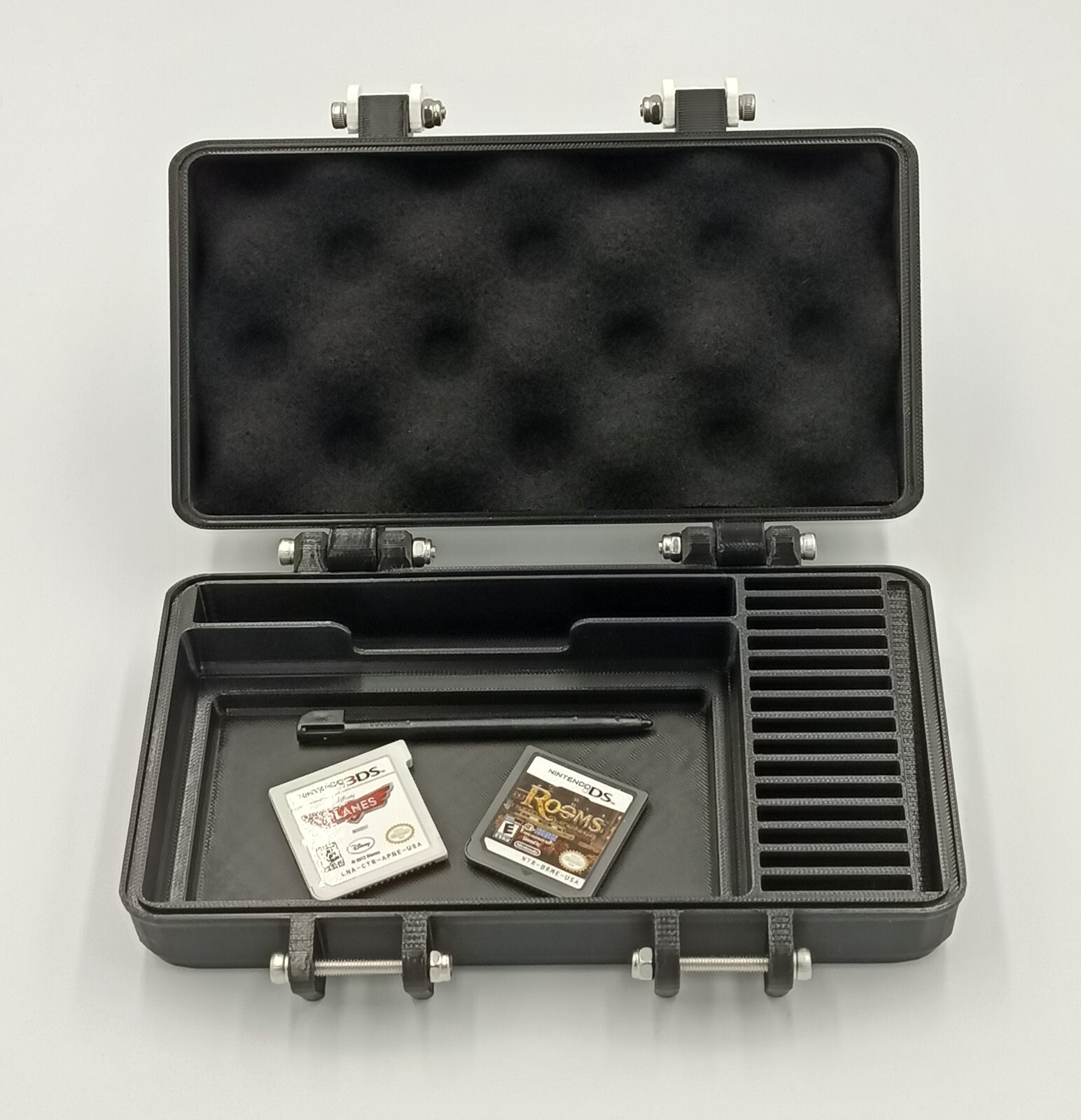 Game Boy DS Lite & Original 3DS Protective Carrying Case – Holds 15+ Games
