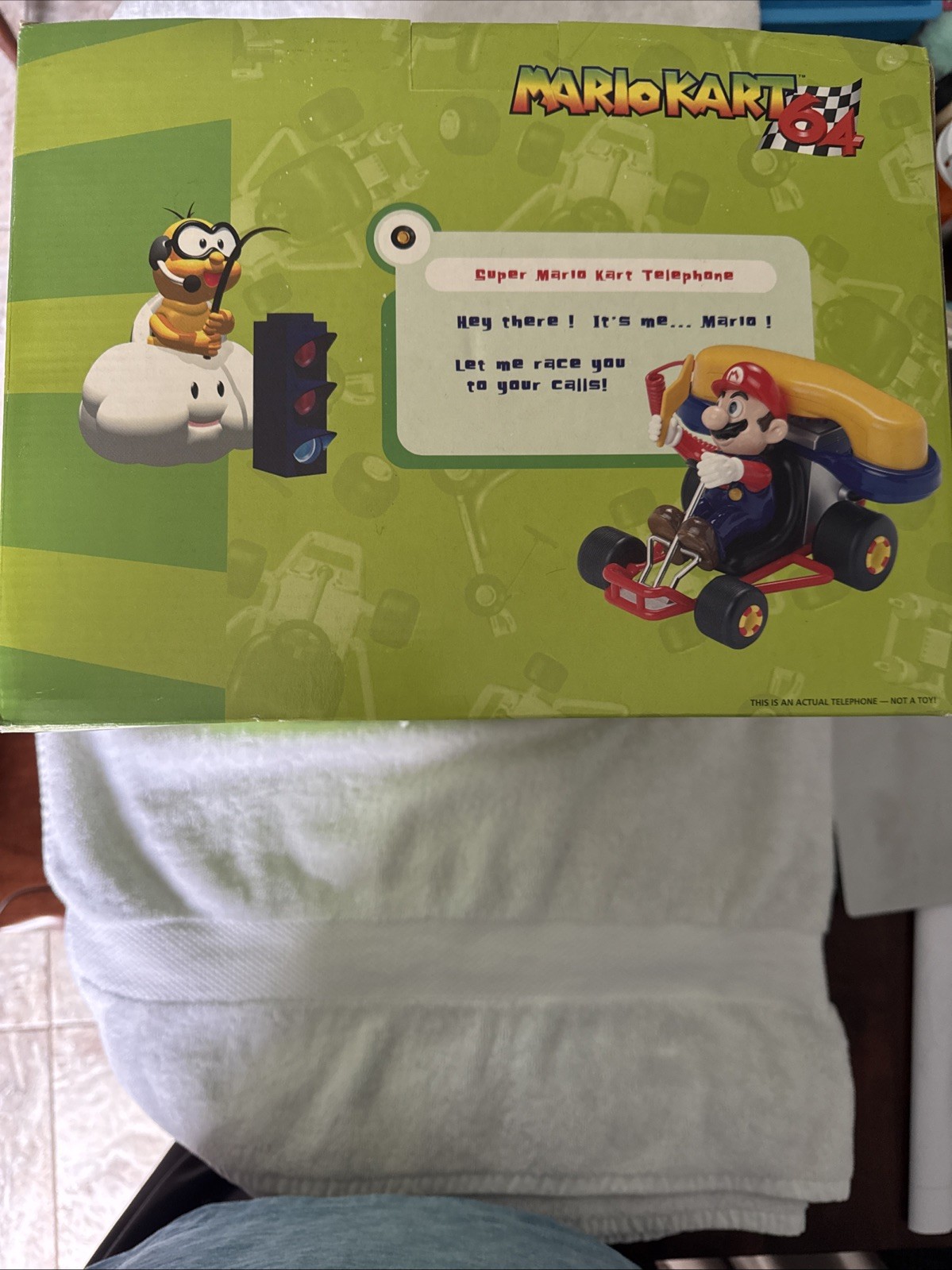 Super Mario Kart64 2002 Vintage Telephone Factory Sealed Rare