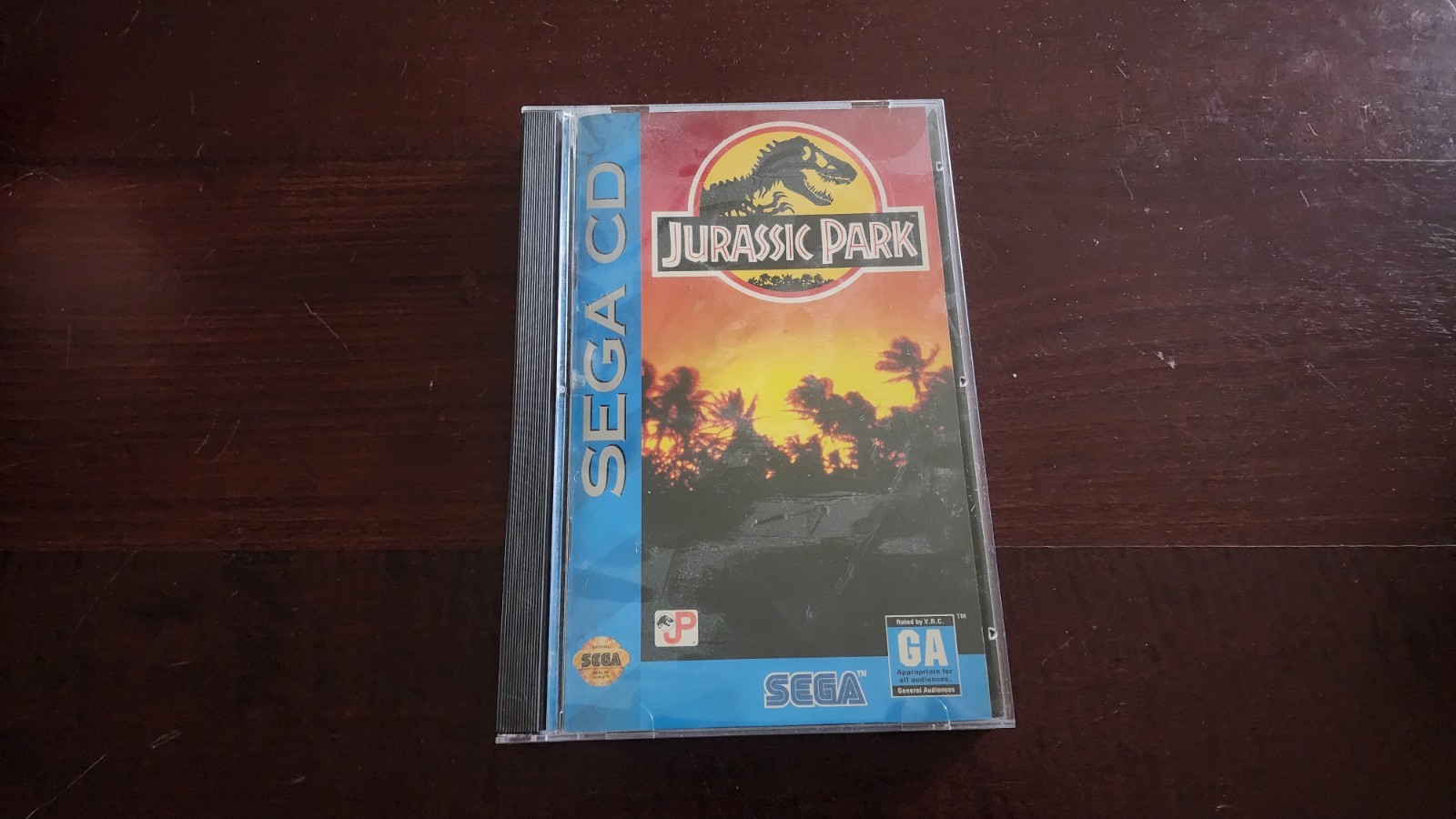 “Jurassic Park” for Sega CD – Disc & Case, COMPLETE IN BOX! EXCELLENT CONDITION!