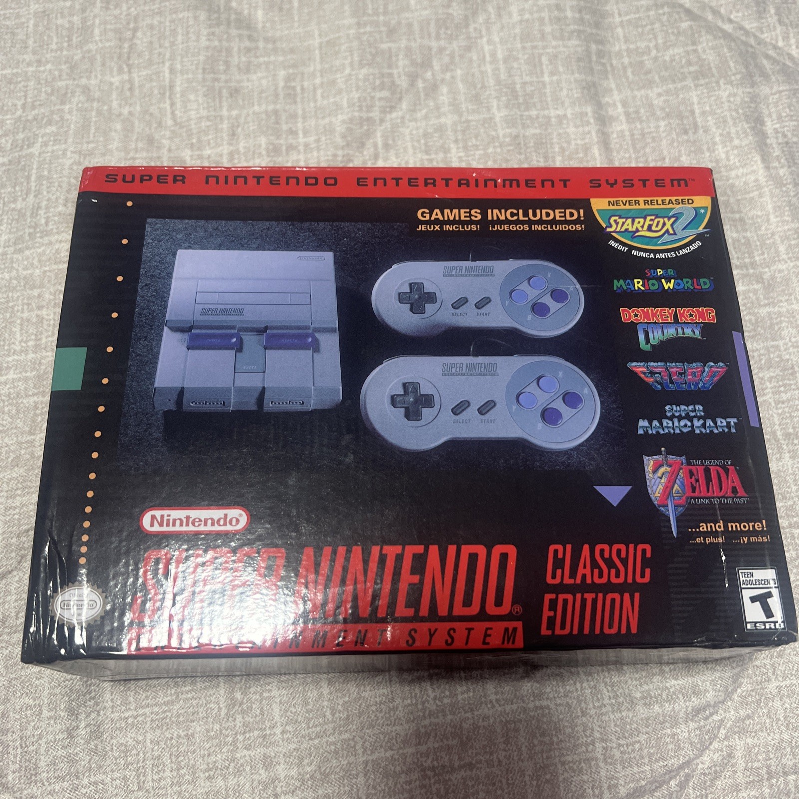 Nintendo Classic Mini SNES 512MB Game Console – Gray